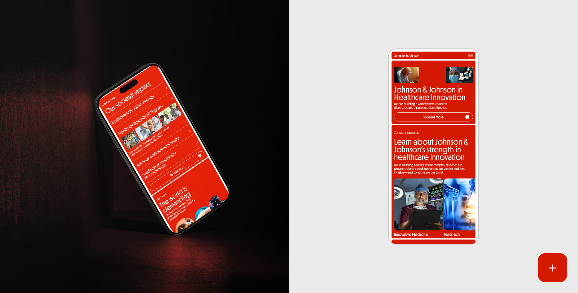 J&J Corporate Website Redesign — Изображение №4 — Интерфейсы на Dprofile