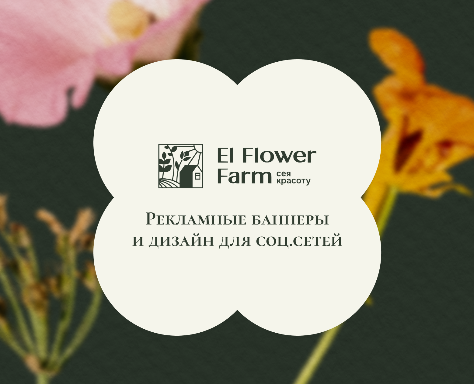 El Flower Farm — айдентика и визуальный стиль — Интерфейсы, Брендинг на Dprofile
