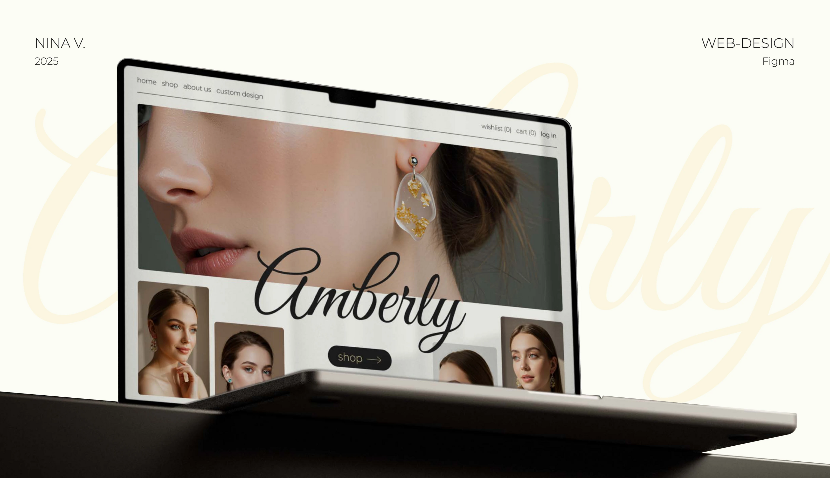 Amberly | E-commerce Website Design Concept — Изображение №1 — Интерфейсы на Dprofile