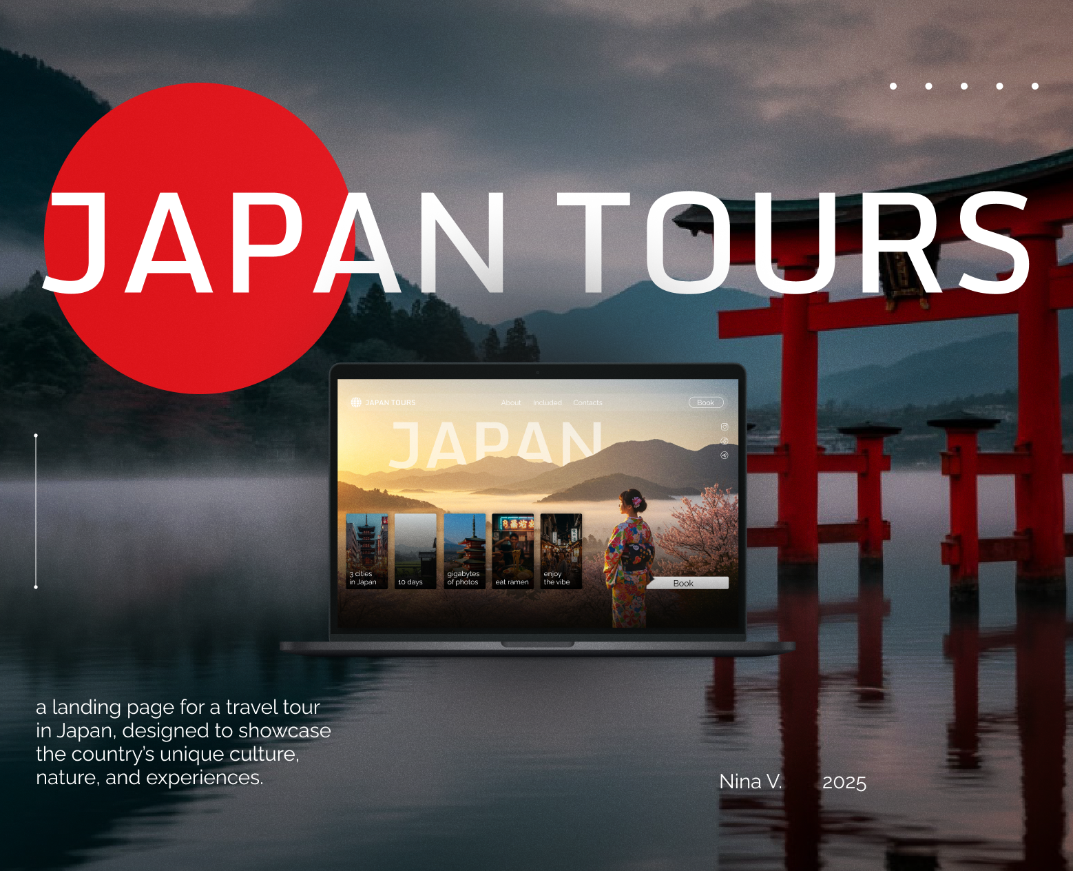 JAPAN TOURS | LANDING PAGE на Dprofile