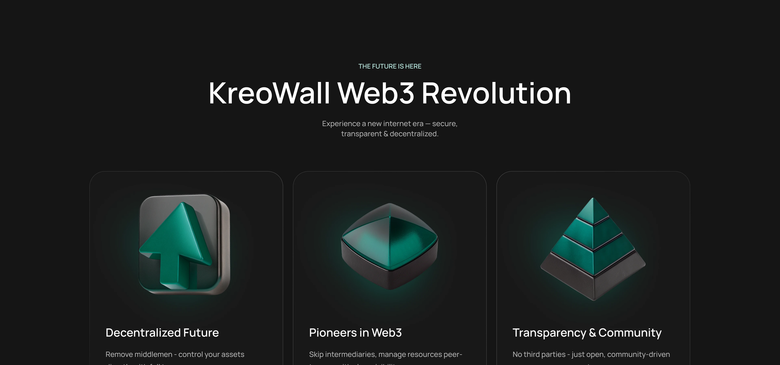 Crypto Wallet Landing Page — Изображение №7 — Интерфейсы на Dprofile