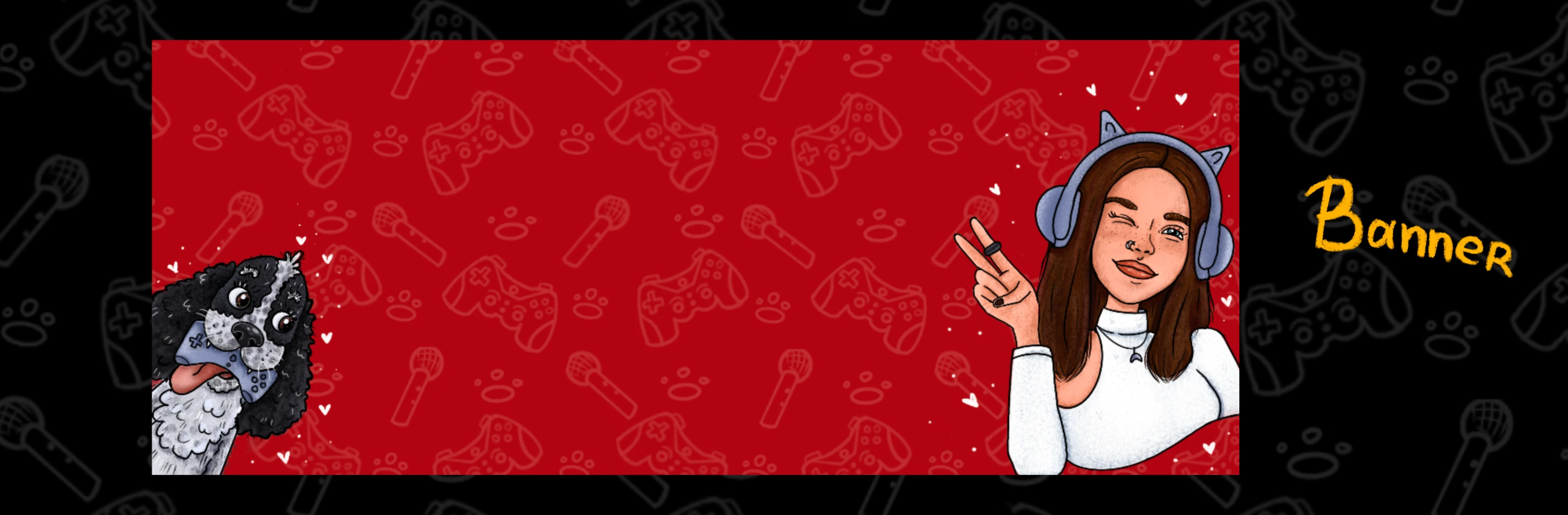 Twitch баннер и панели — Изображение №3 — Иллюстрация на Dprofile