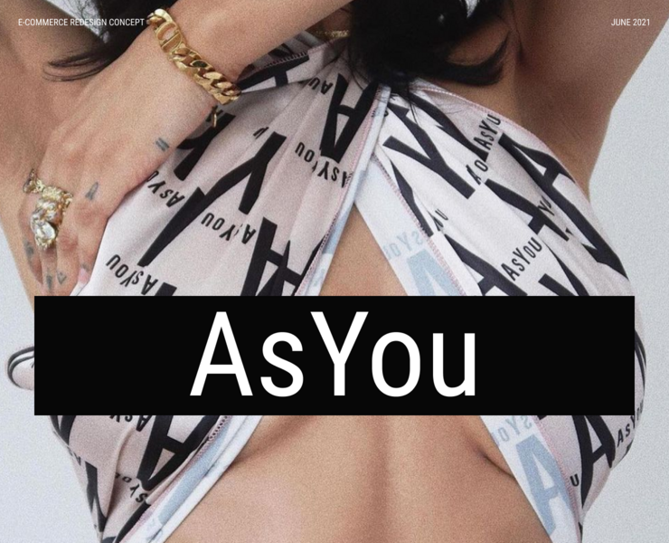 ASYOU — eCommerce concept — Интерфейсы на Dprofile