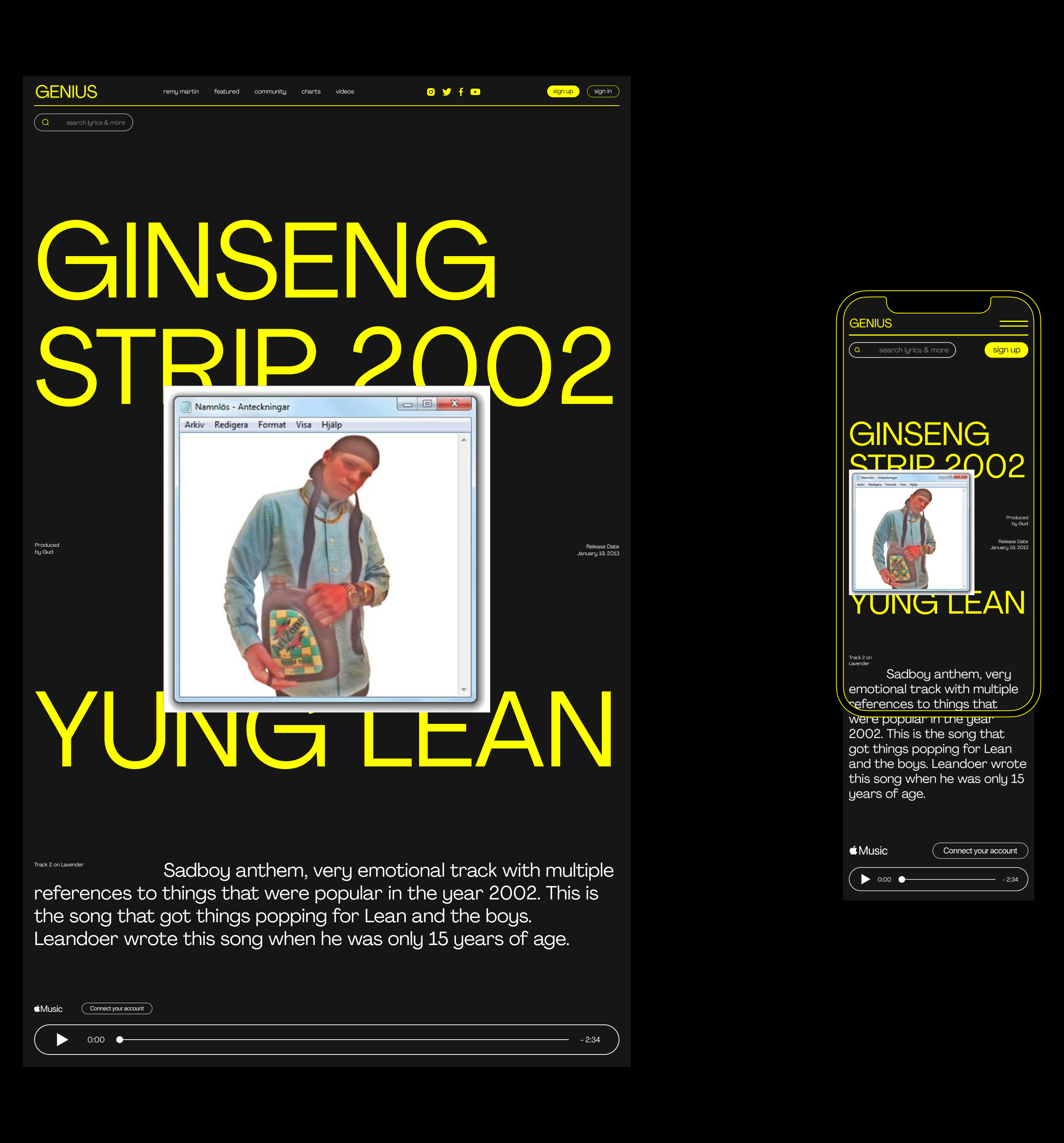 GENIUS — website redesign — Изображение №9 — Интерфейсы, Брендинг, Анимация на Dprofile