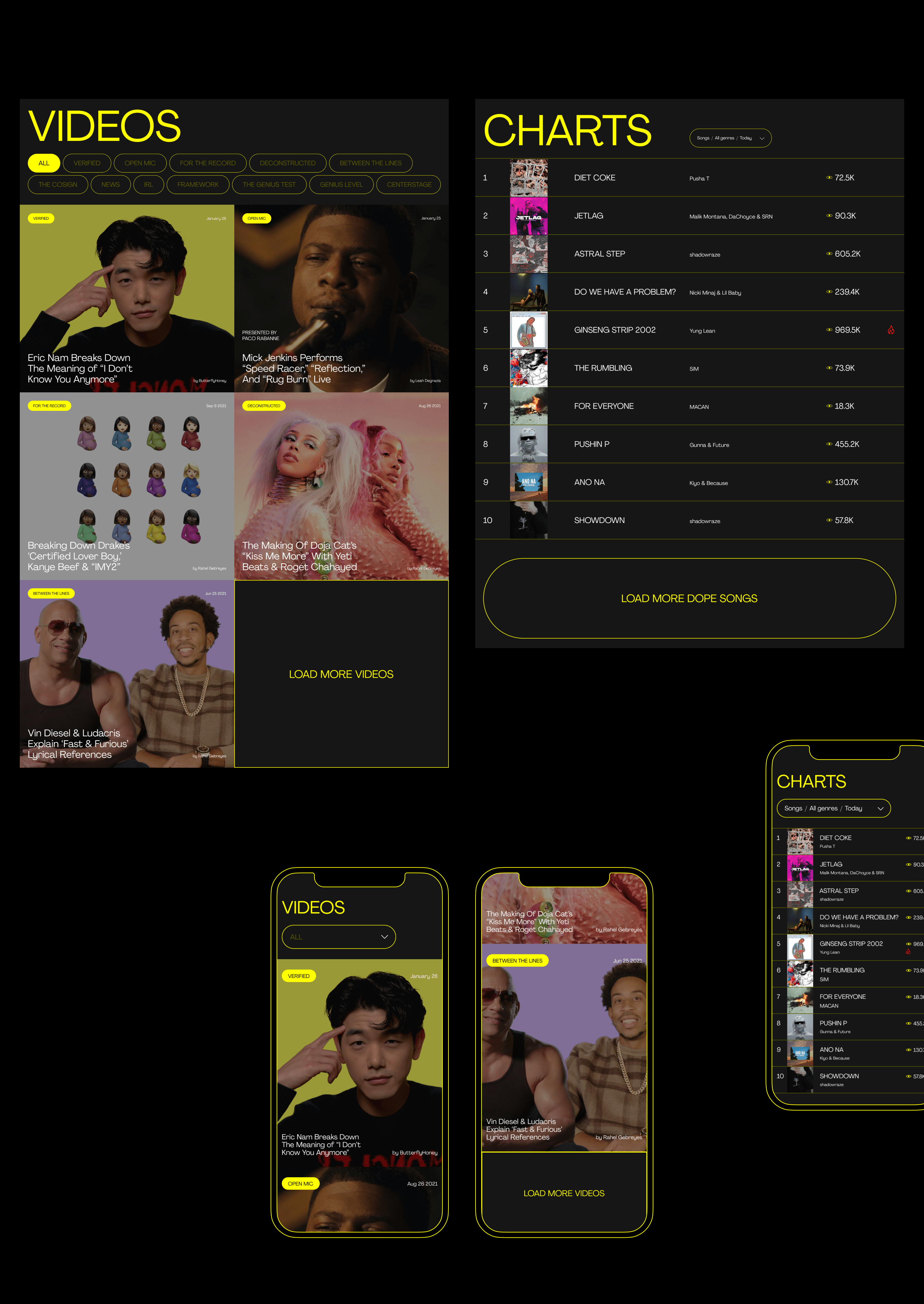 GENIUS — website redesign — Изображение №3 — Интерфейсы, Брендинг, Анимация на Dprofile