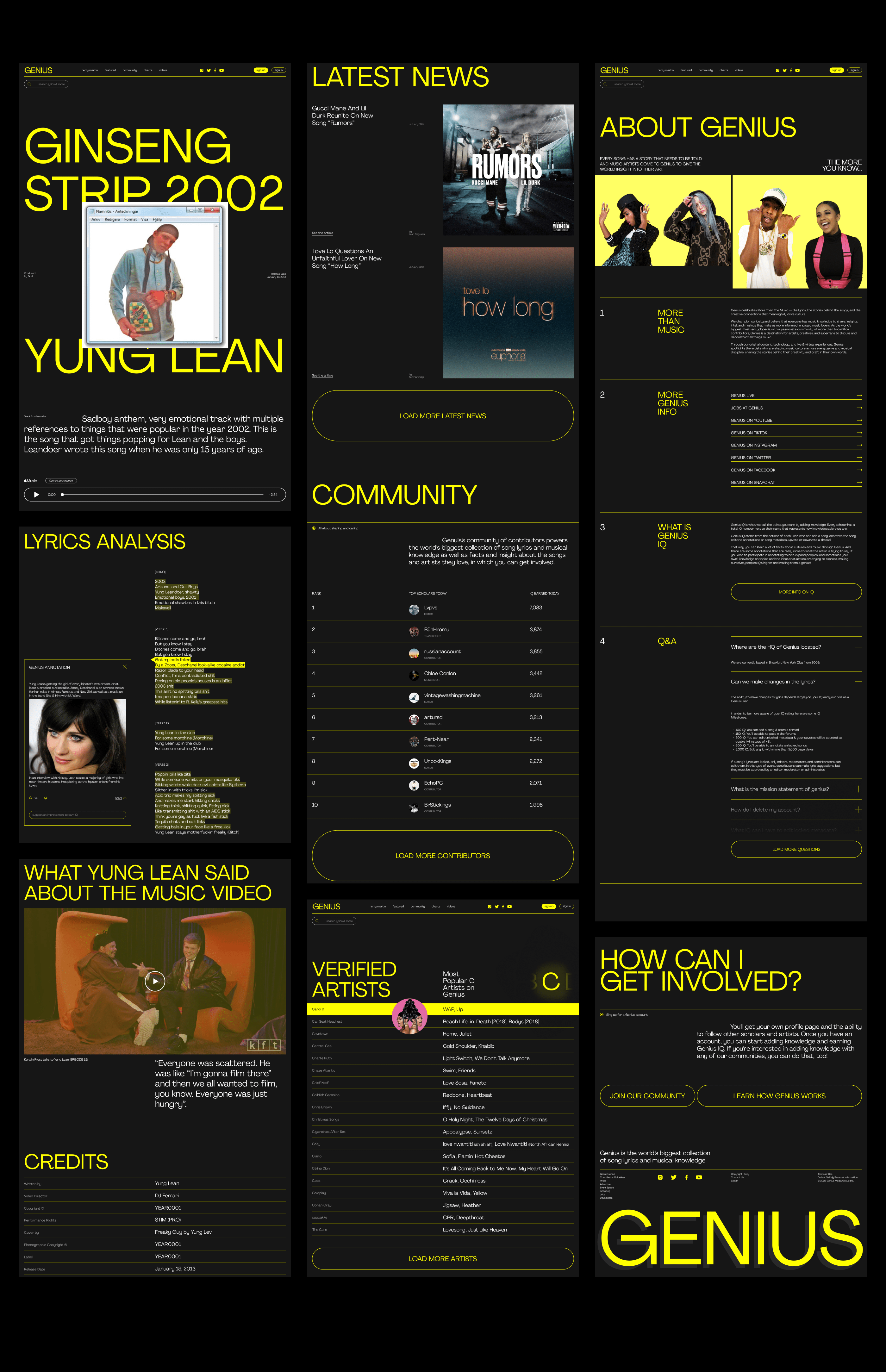 GENIUS — website redesign — Изображение №12 — Интерфейсы, Брендинг, Анимация на Dprofile