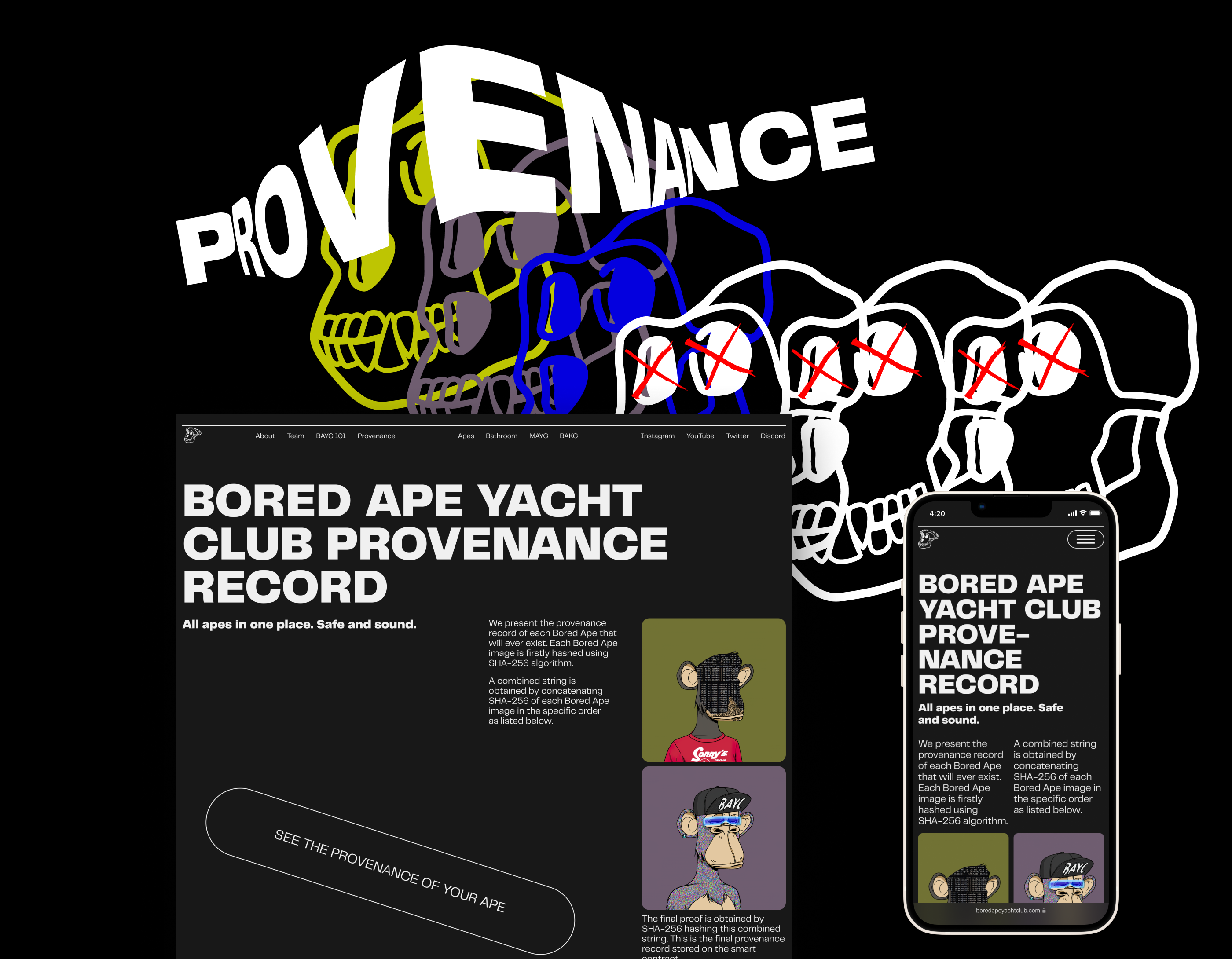 Bored Ape Yacht Club — website redesign — Изображение №10 — Интерфейсы, Брендинг, Анимация на Dprofile