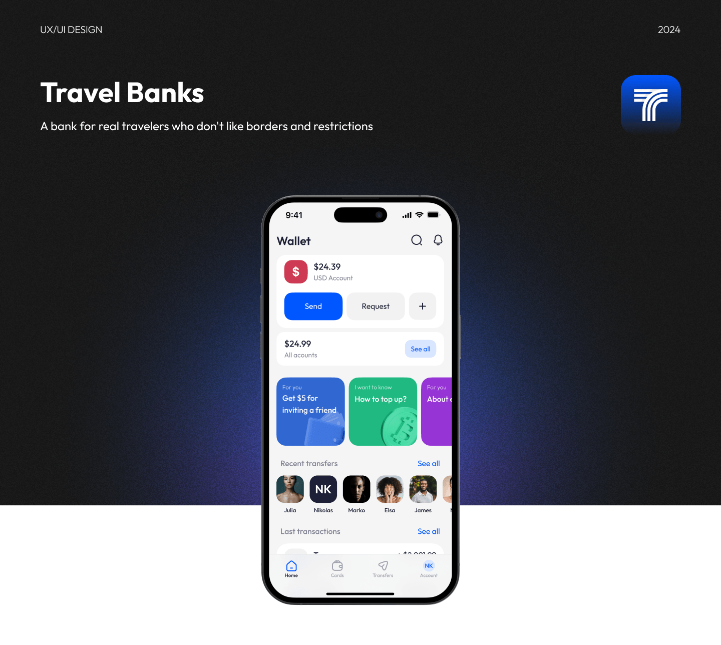 Banking Mobile App | Fintech | Concept — Изображение №1 — Интерфейсы на Dprofile