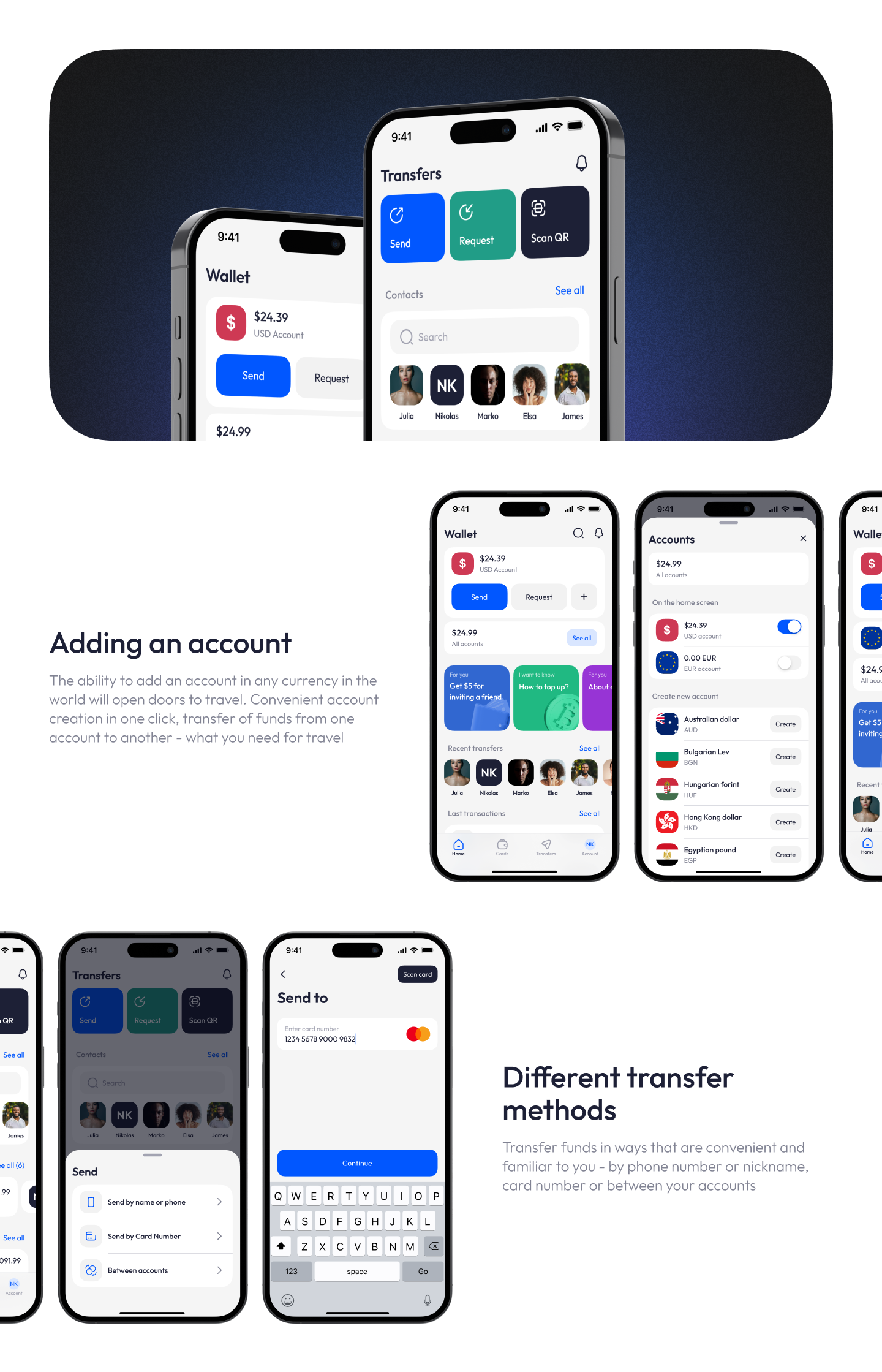 Banking Mobile App | Fintech | Concept — Изображение №4 — Интерфейсы на Dprofile