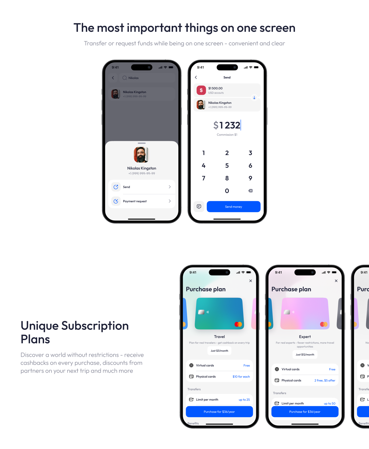 Banking Mobile App | Fintech | Concept — Изображение №5 — Интерфейсы на Dprofile