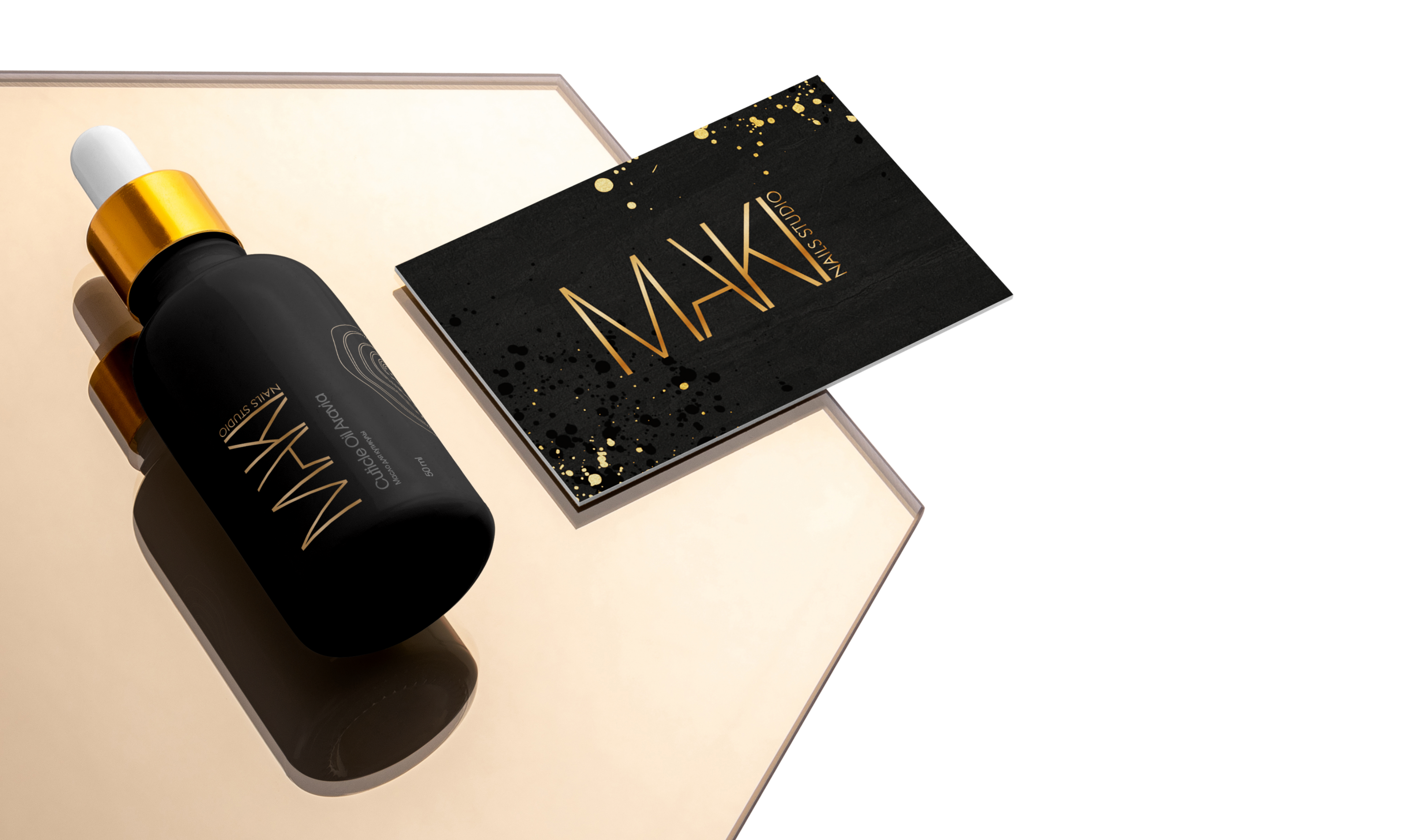 Логотип для студии маникюра MAKI — Изображение №4 — Брендинг на Dprofile