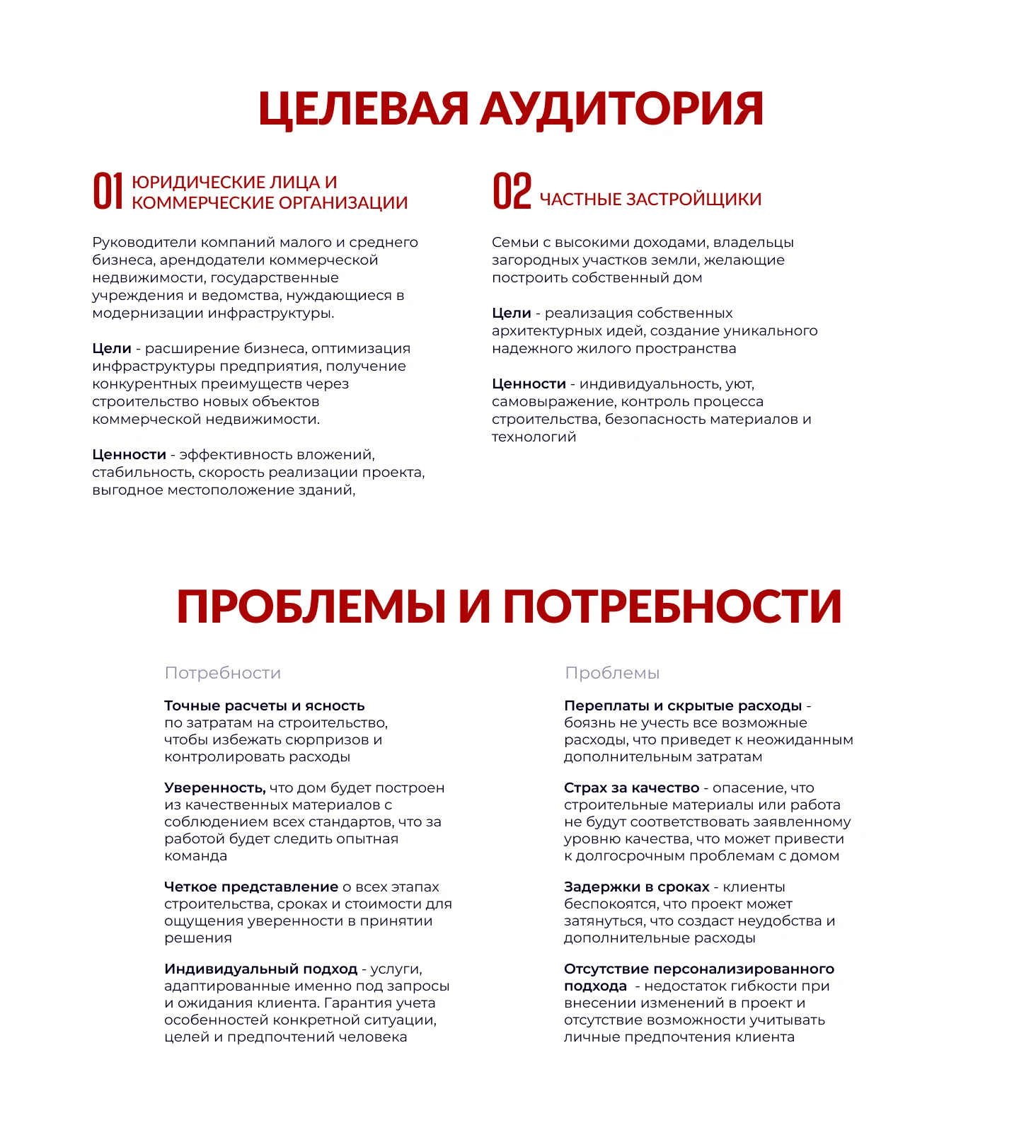 Сайт строительной компании / Landing page — Изображение №4 — Интерфейсы на Dprofile
