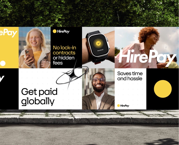 HirePay — Интерфейсы, Брендинг на Dprofile