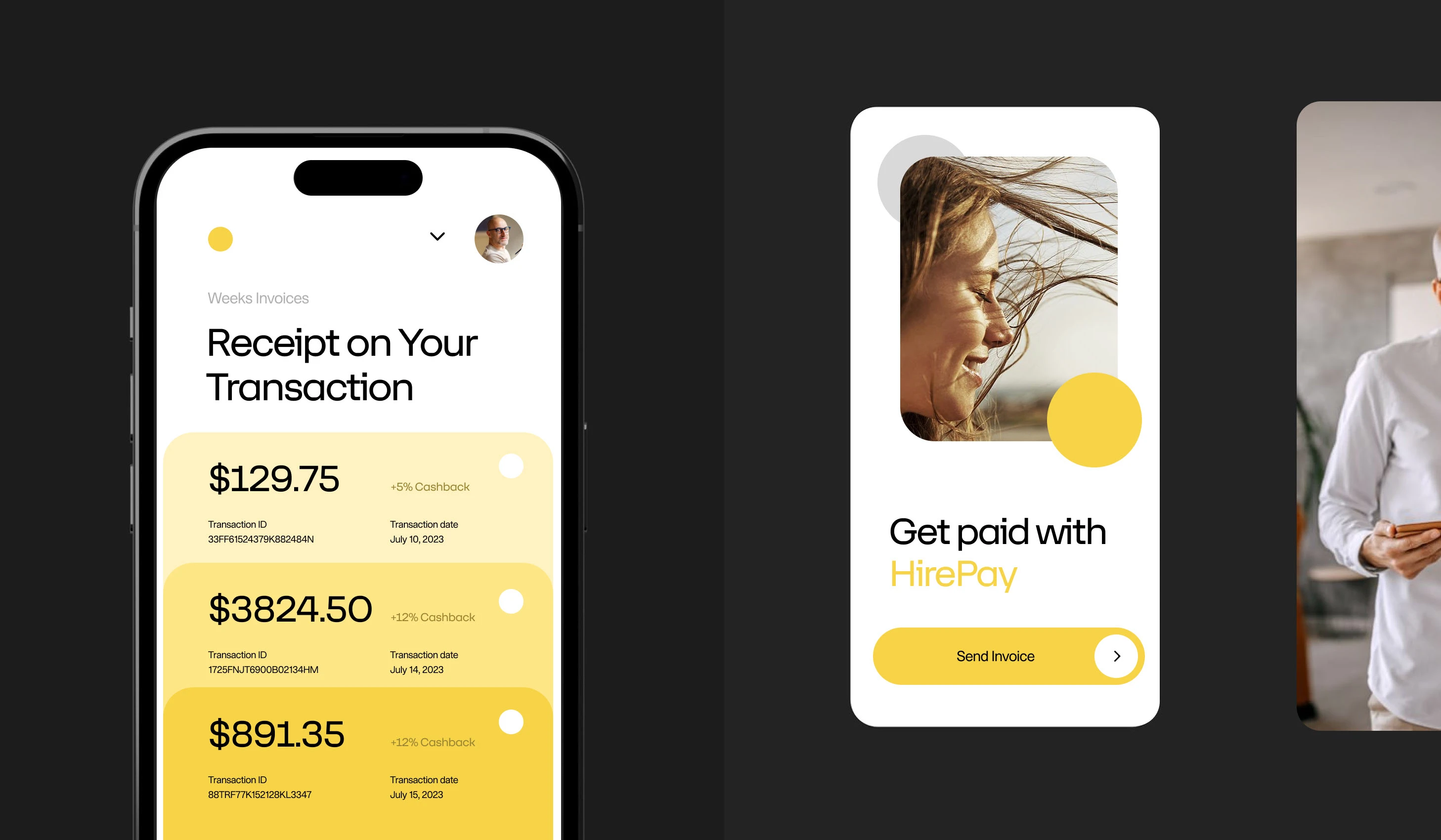 HirePay — Изображение №11 — Интерфейсы, Брендинг на Dprofile