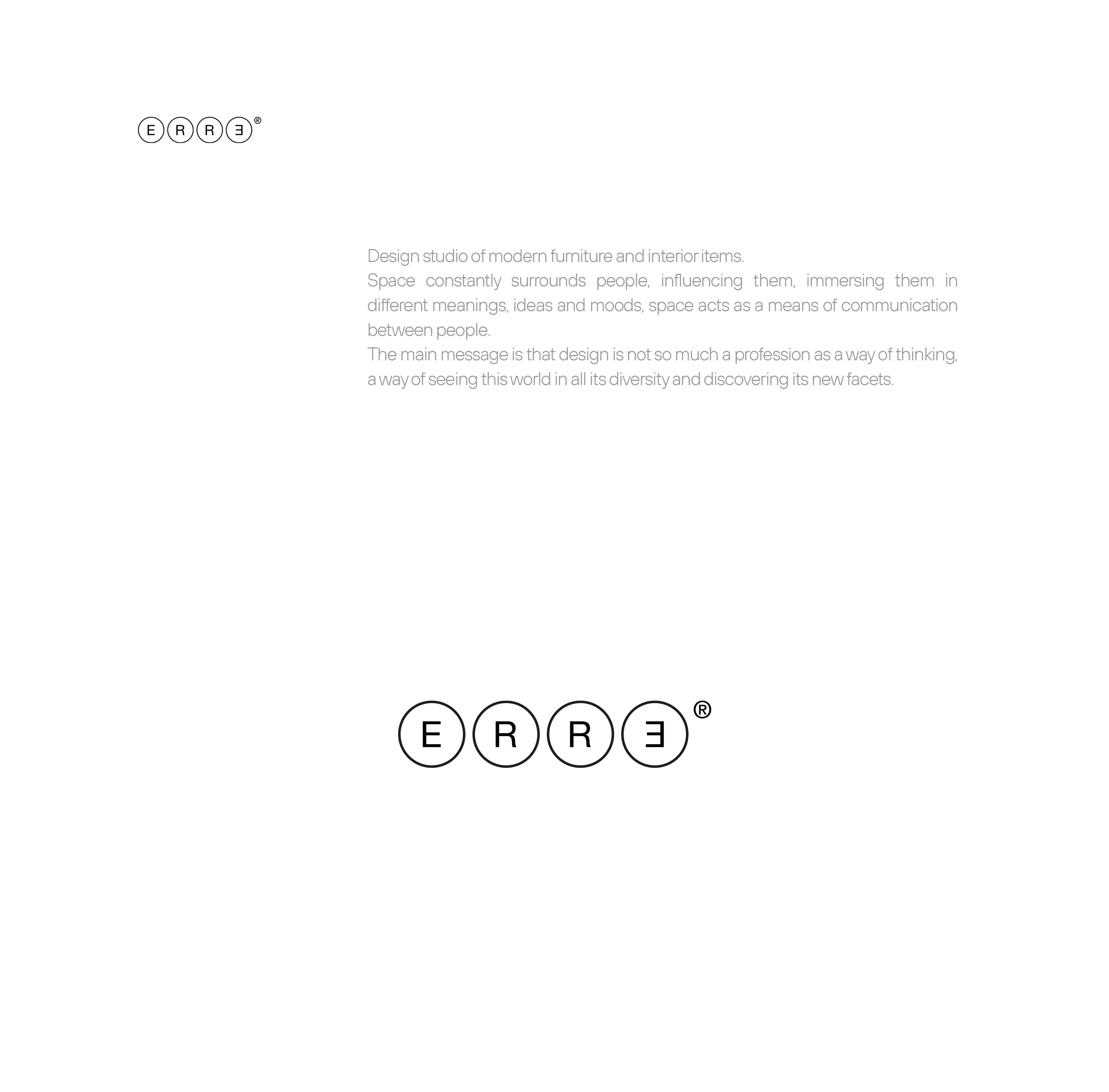 ERRE. — Изображение №2 — Брендинг на Dprofile