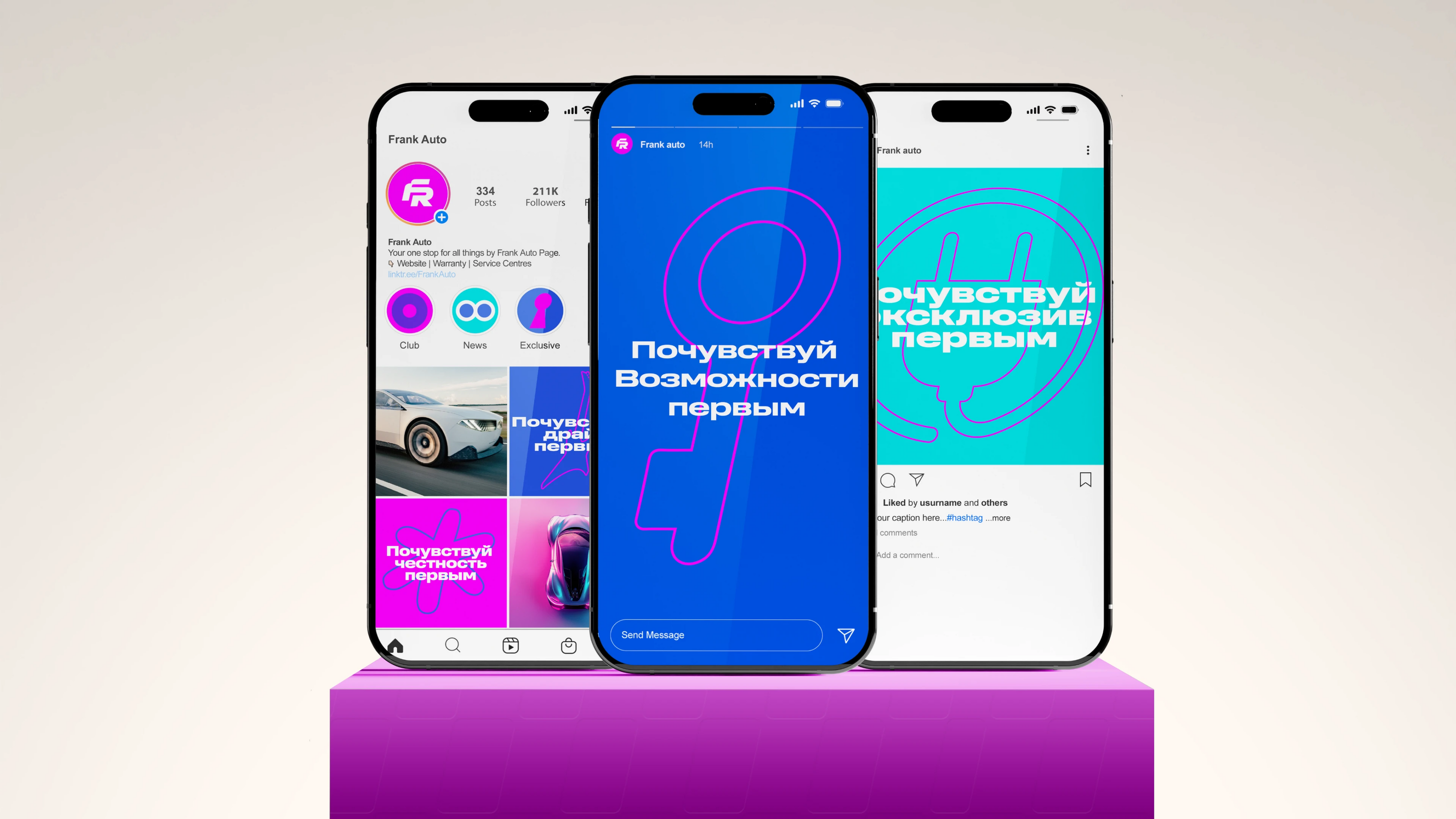 Frank Auto ребрендинг — Изображение №7 — Брендинг, Графика на Dprofile