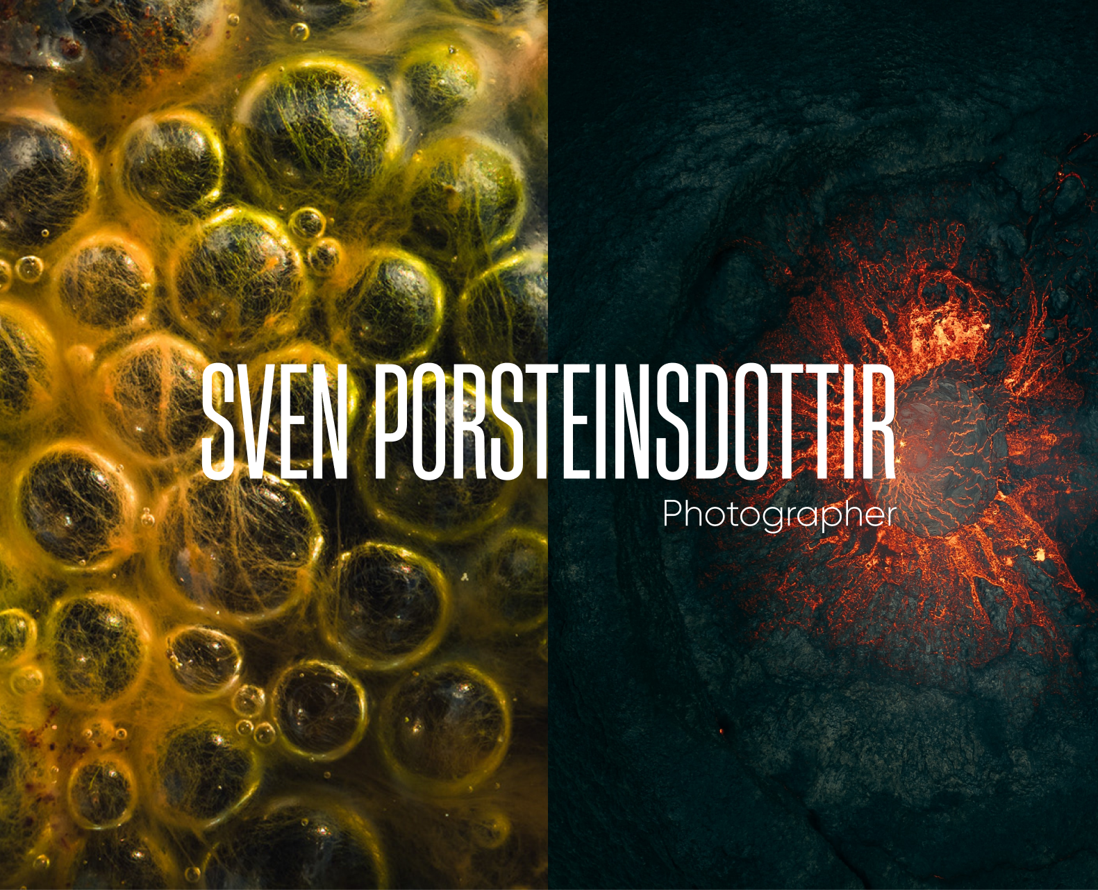 Portfolio Website for an Icelandic Photographer — Интерфейсы на Dprofile