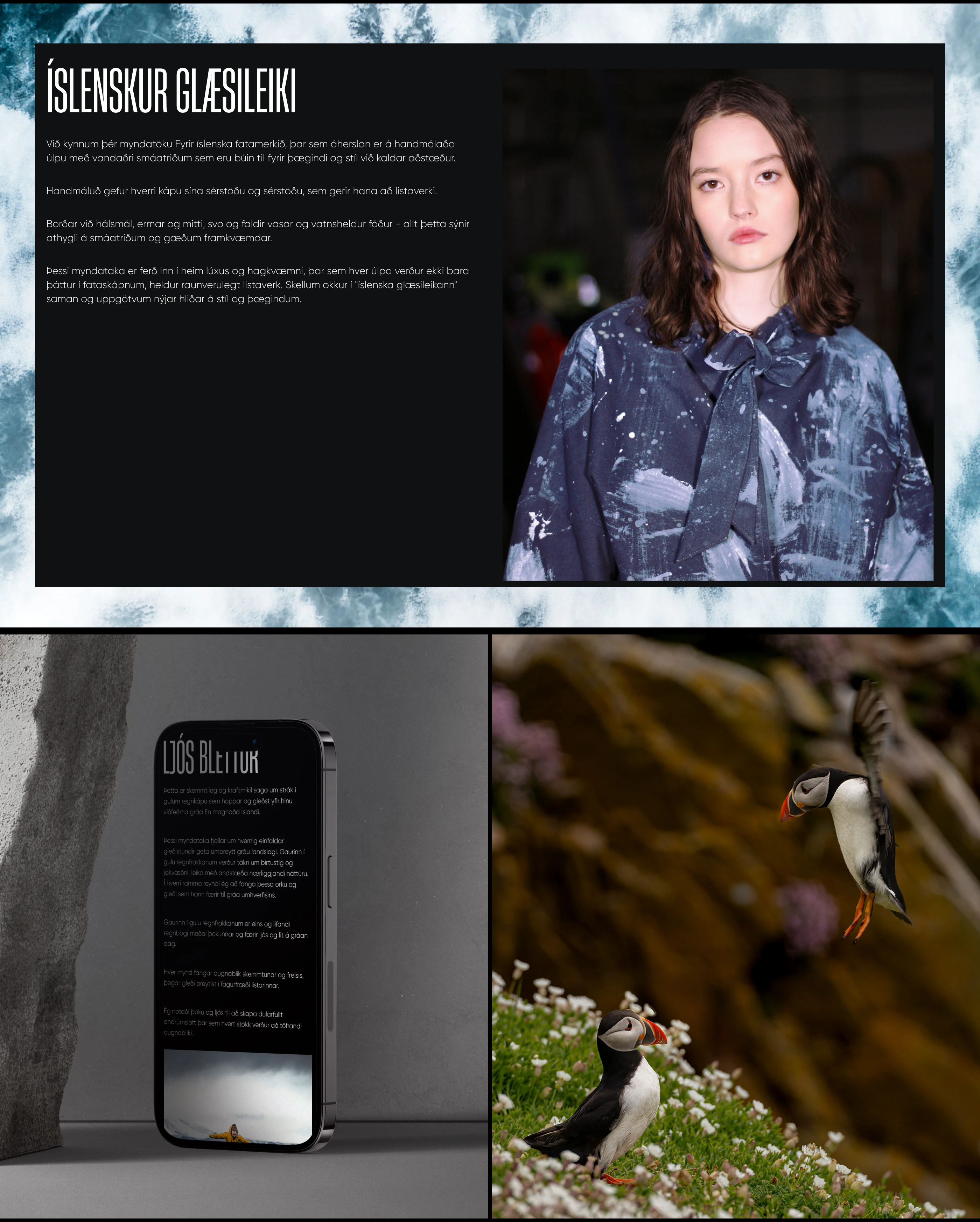 Portfolio Website for an Icelandic Photographer — Изображение №6 — Интерфейсы на Dprofile