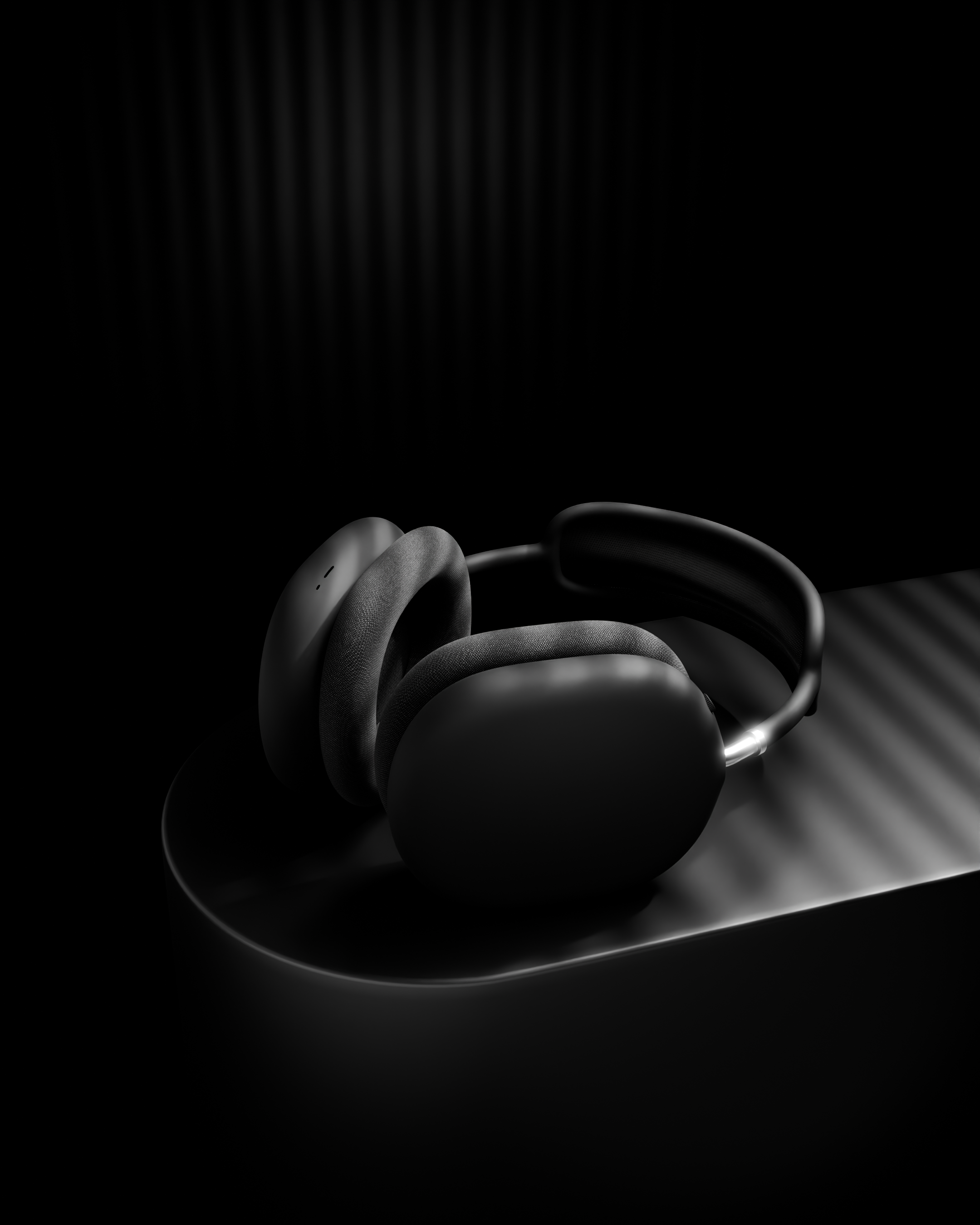 Apple airpods max 3D render — Изображение №4 — Иллюстрация, 3D на Dprofile