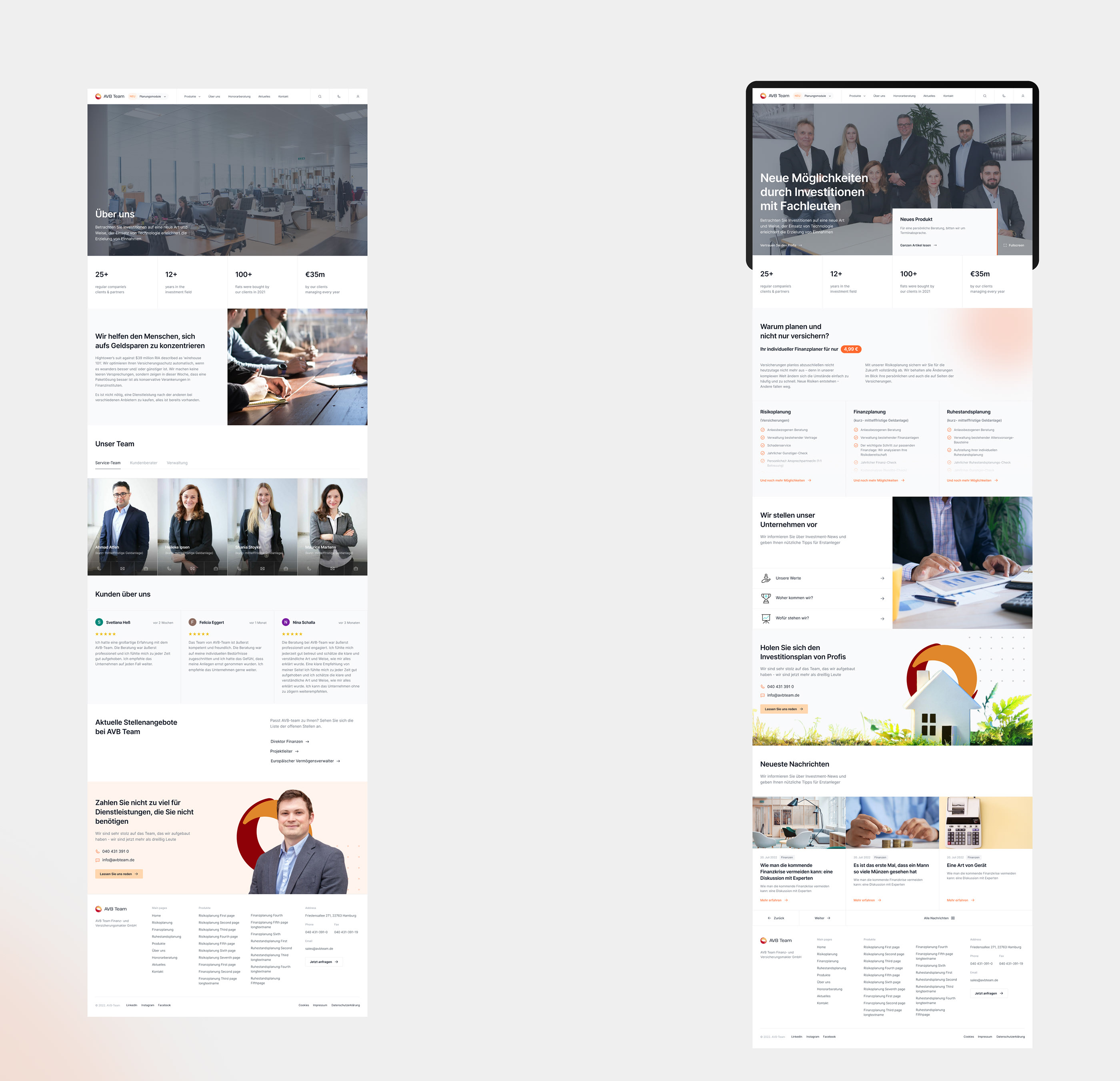AVB Team: UX/UI Design — Изображение №12 — Интерфейсы на Dprofile