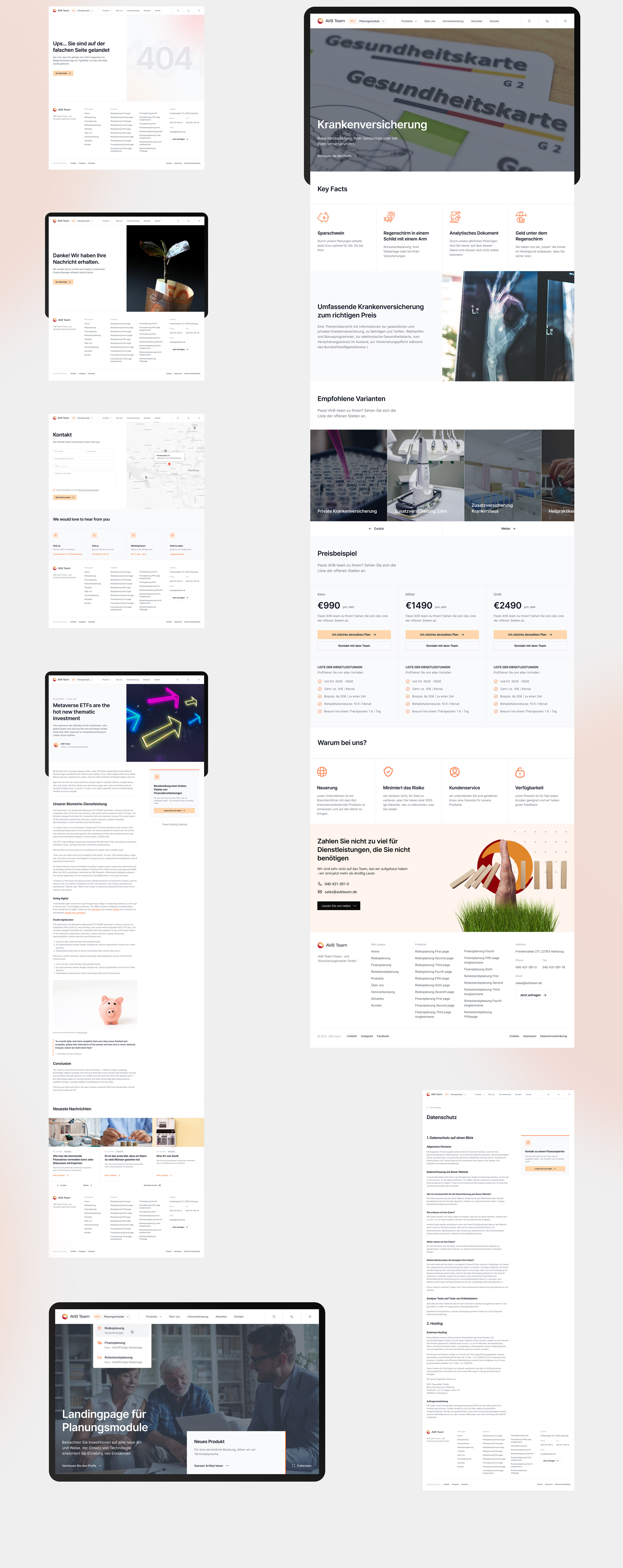 AVB Team: UX/UI Design — Изображение №13 — Интерфейсы на Dprofile