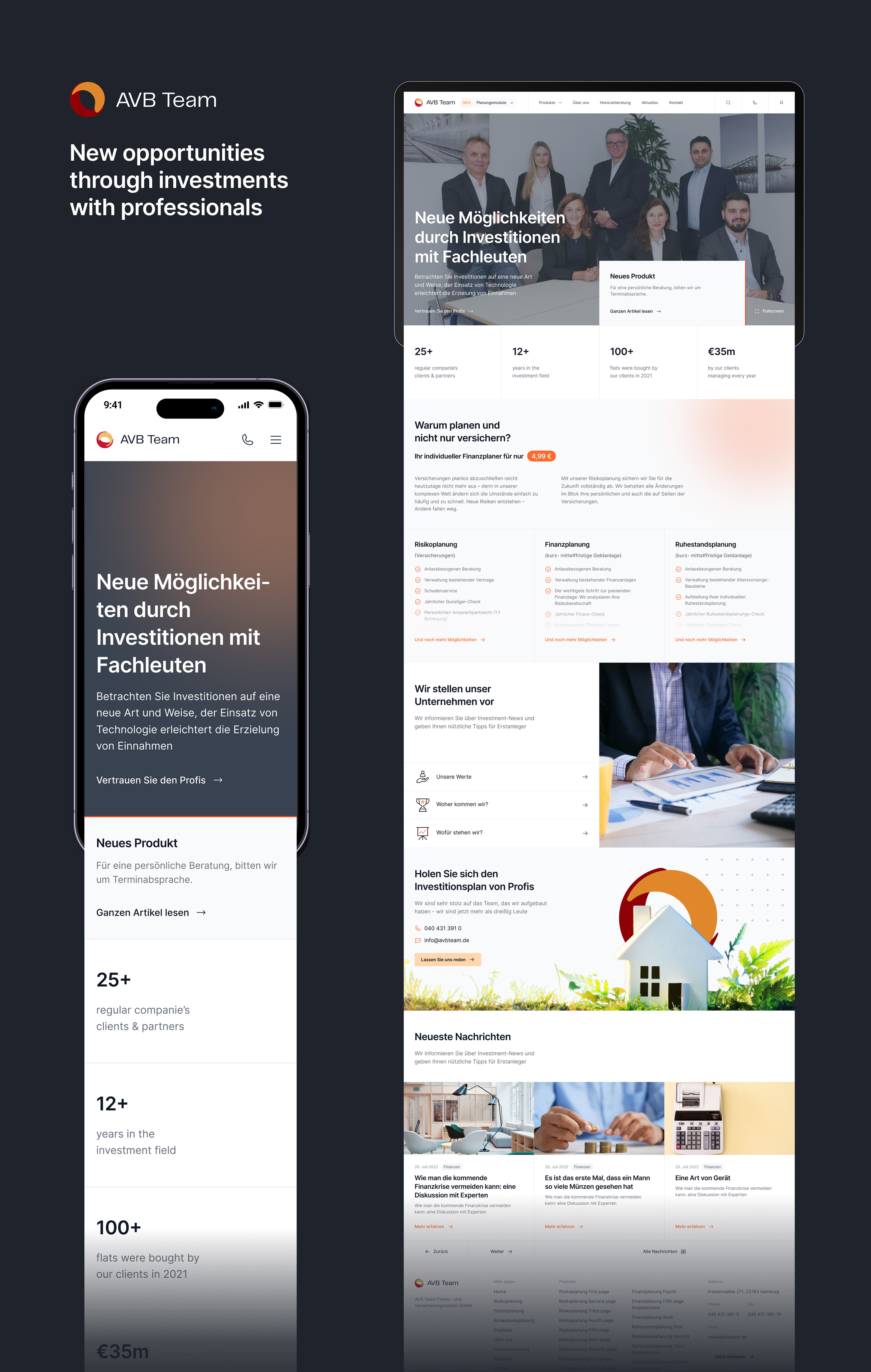 AVB Team: UX/UI Design — Изображение №9 — Интерфейсы на Dprofile