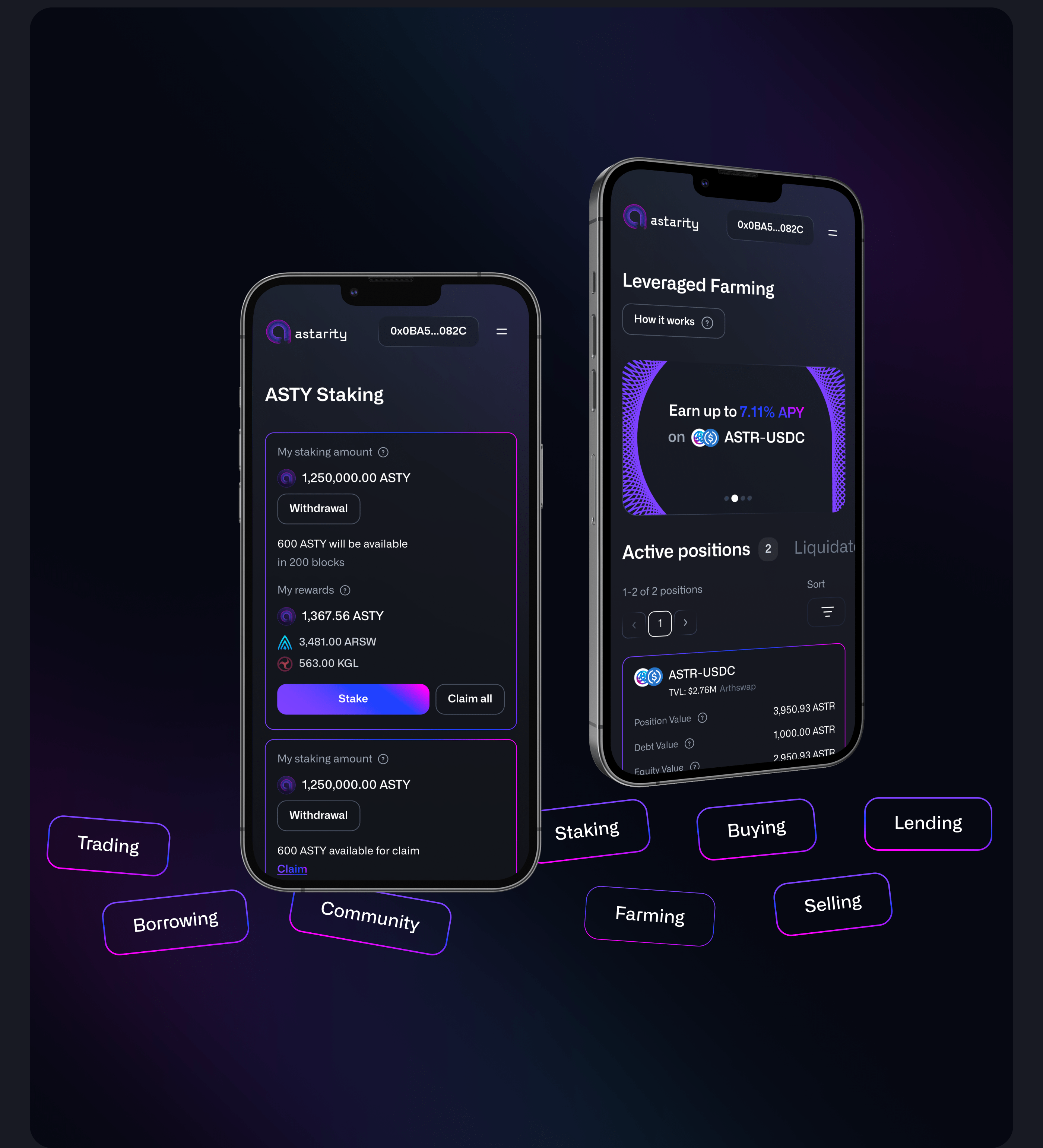 Astarity: UX/UI Design — Изображение №3 — Интерфейсы на Dprofile