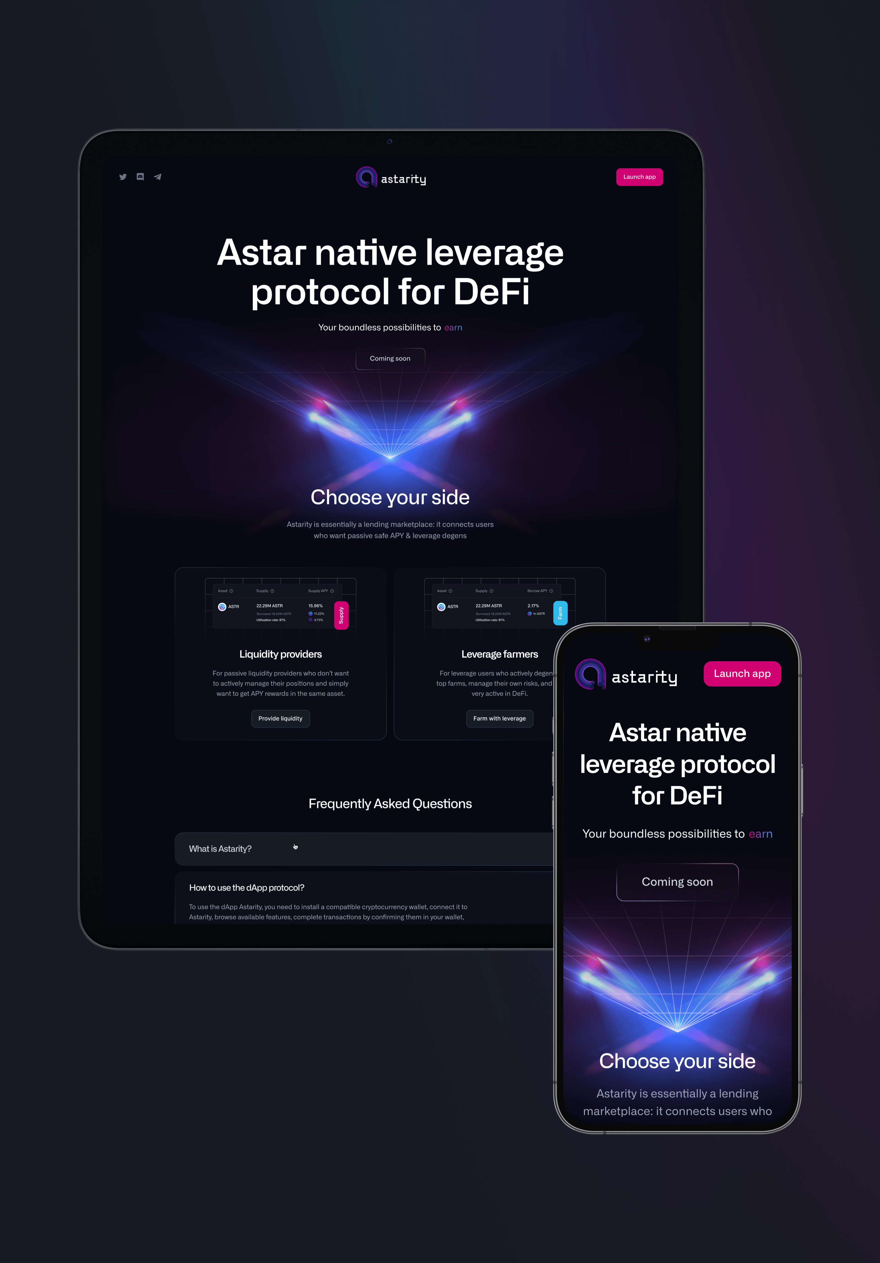 Astarity: UX/UI Design — Изображение №5 — Интерфейсы на Dprofile
