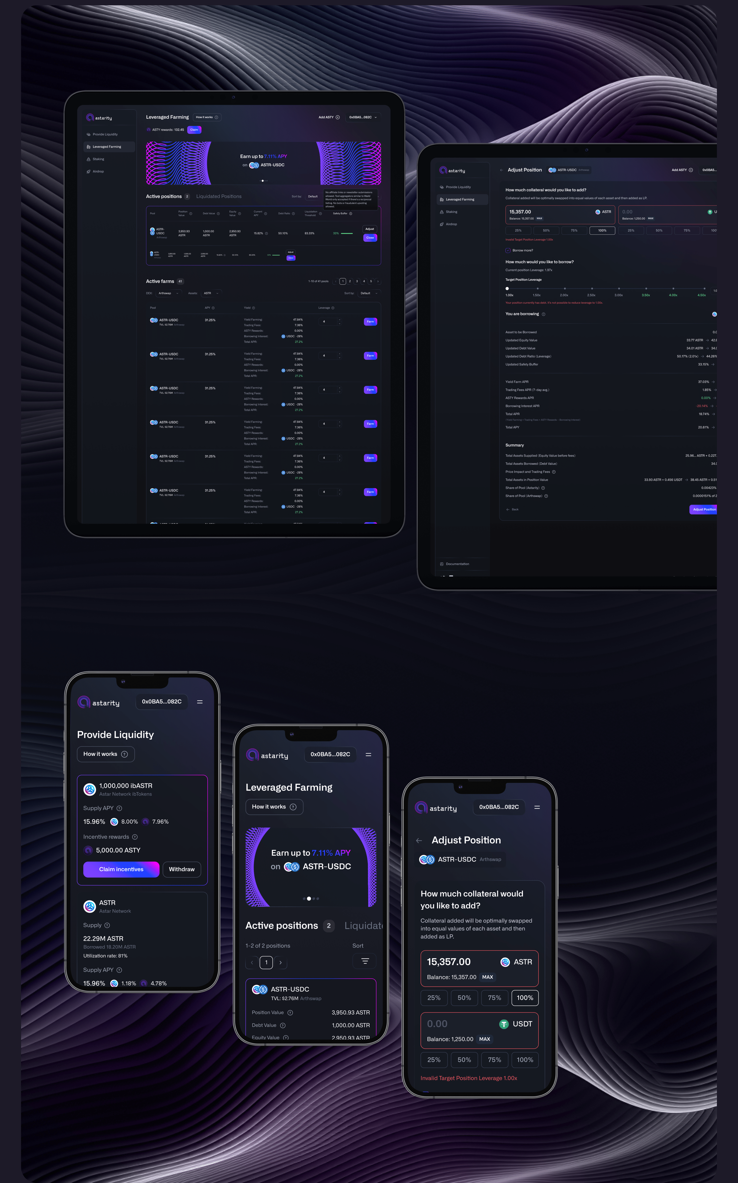 Astarity: UX/UI Design — Изображение №7 — Интерфейсы на Dprofile