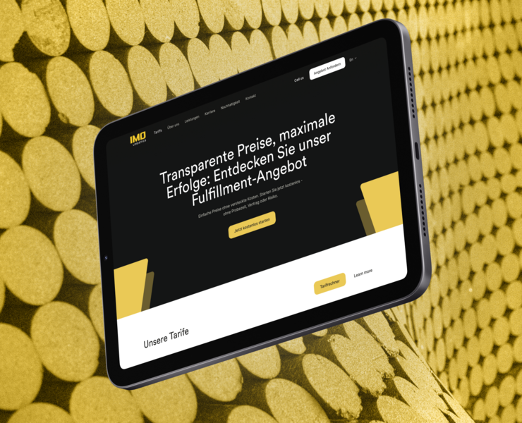 IMOLogistics: UX+UI на Dprofile