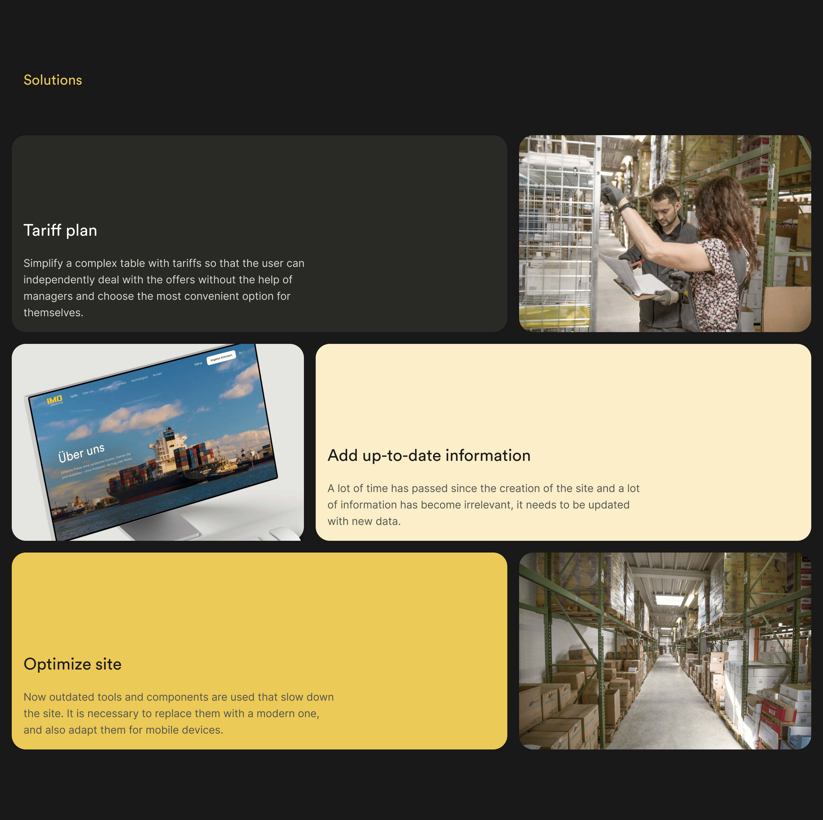 IMOLogistics: UX+UI — Изображение №3 — Интерфейсы на Dprofile