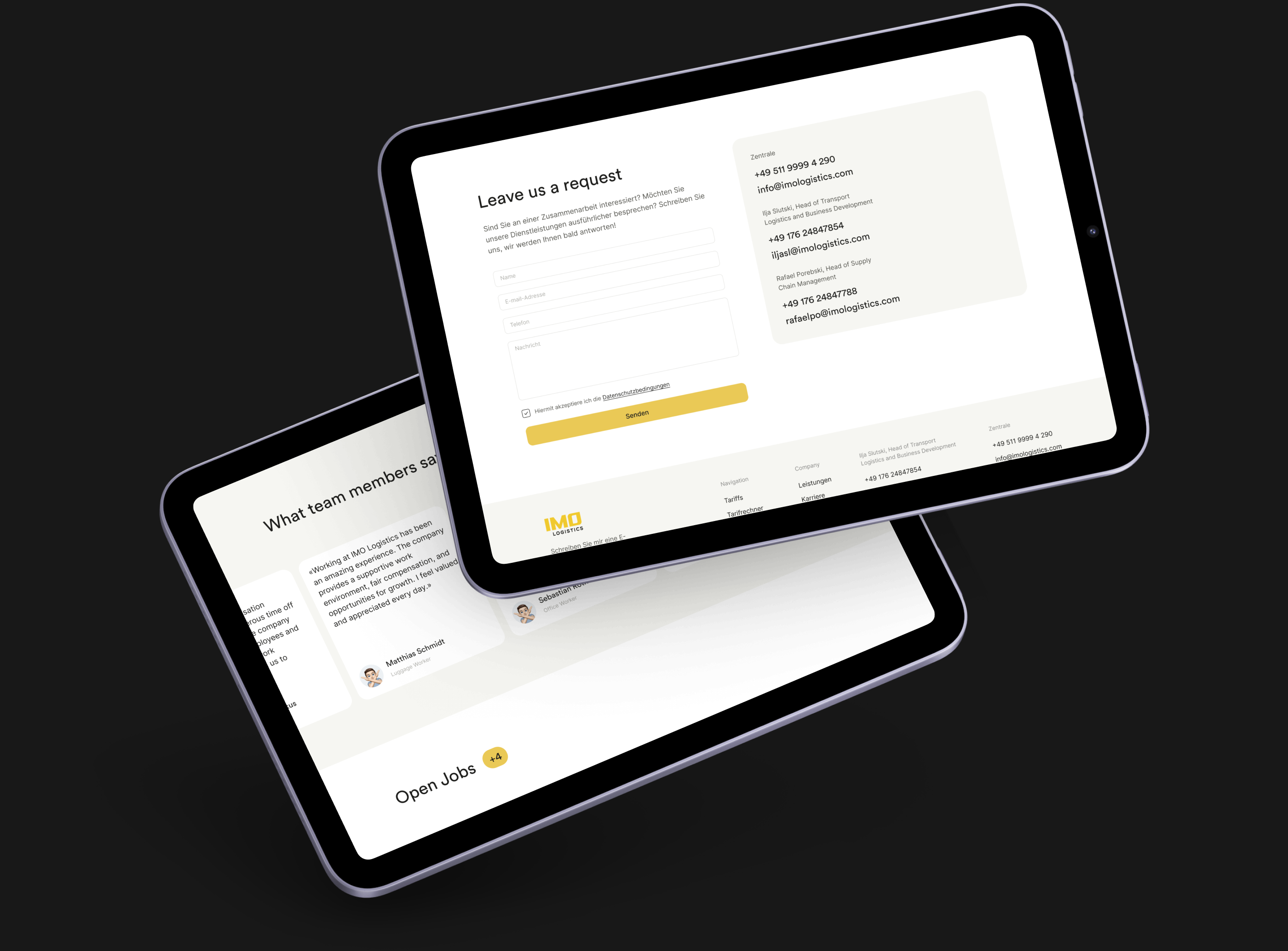 IMOLogistics: UX+UI — Изображение №9 — Интерфейсы на Dprofile