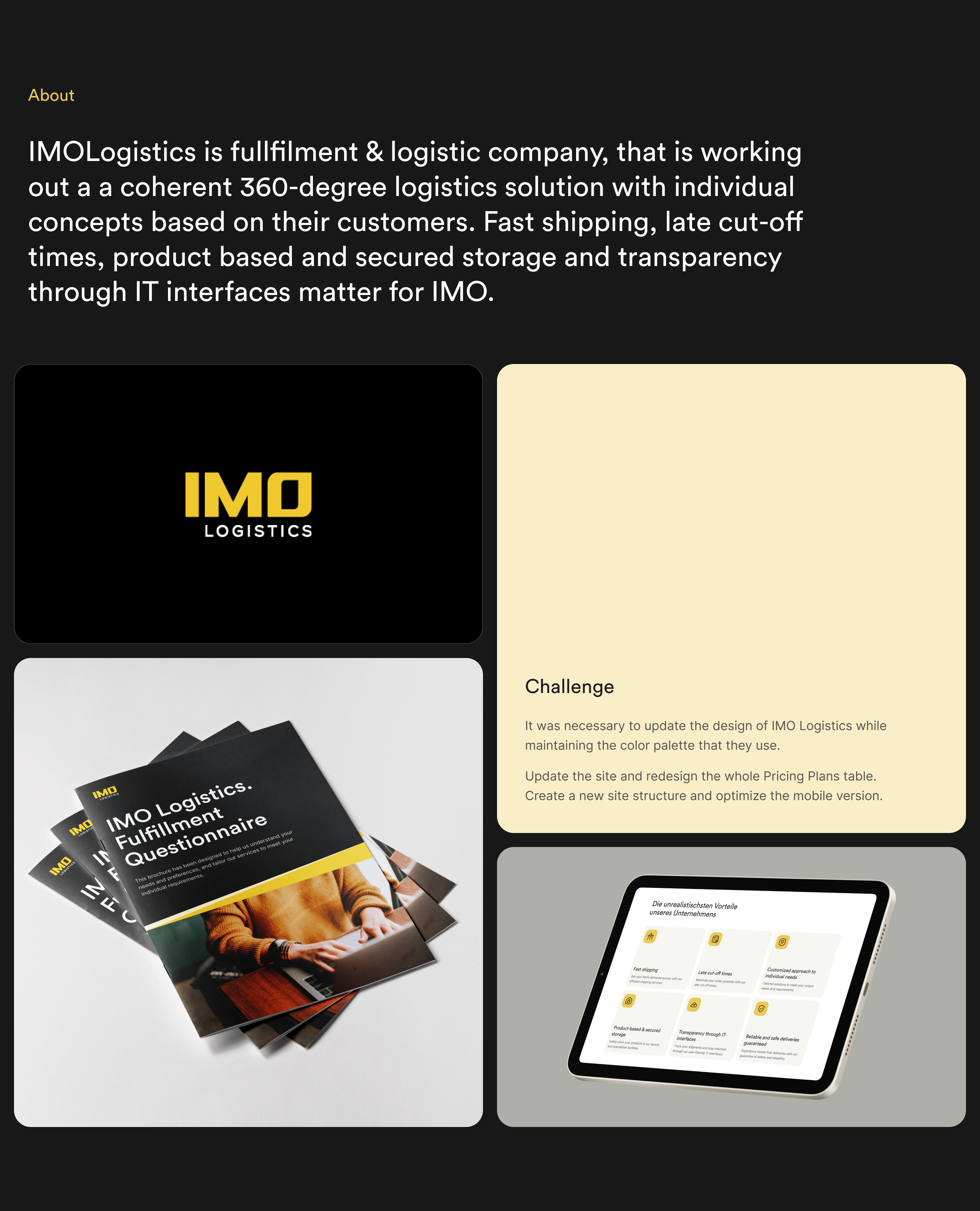 IMOLogistics: UX+UI — Изображение №1 — Интерфейсы на Dprofile