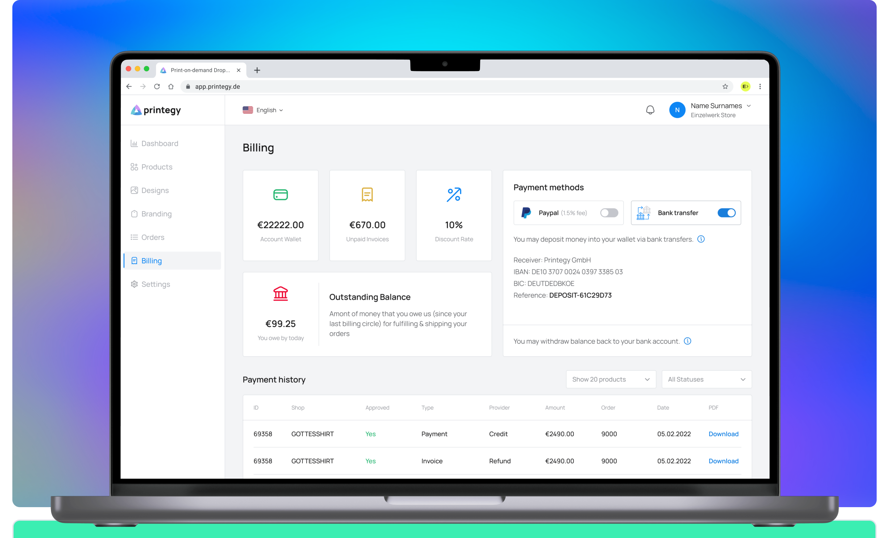Printegy: UX+UI — Изображение №14 — Интерфейсы, Графика на Dprofile