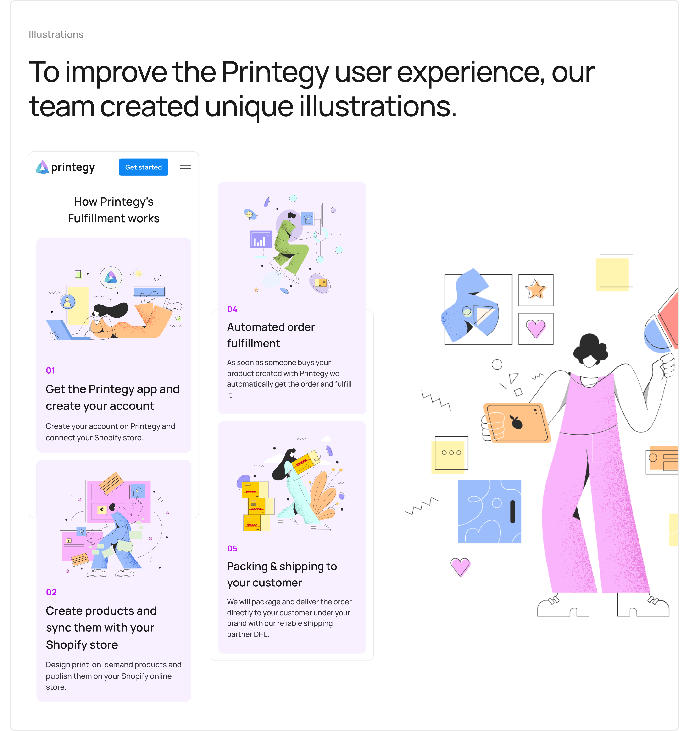 Printegy: UX+UI — Изображение №10 — Интерфейсы, Графика на Dprofile
