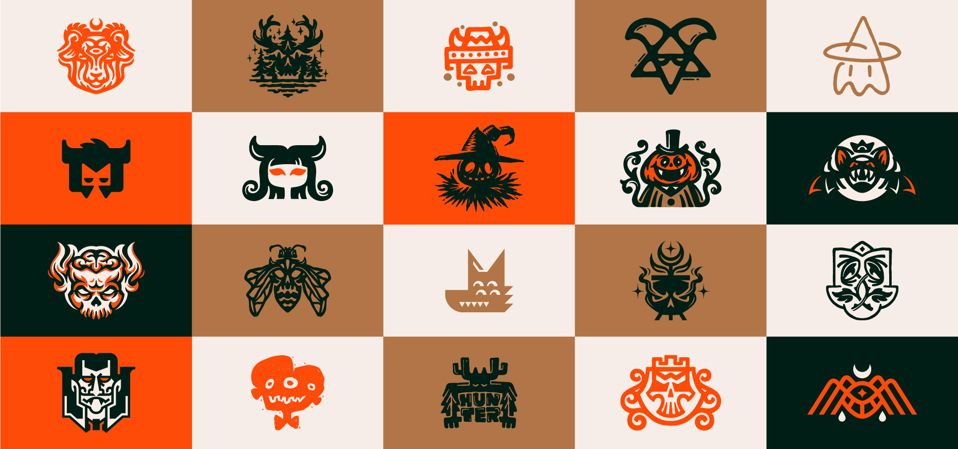 Halloween logo 2024 — Изображение №1 — Брендинг, Графика на Dprofile