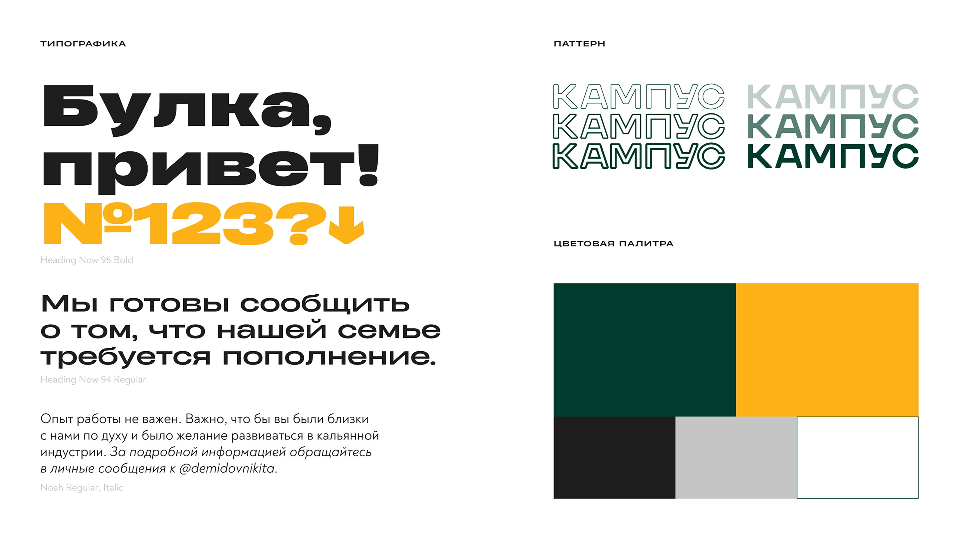 Campus Brand Identity — Изображение №3 — Брендинг на Dprofile