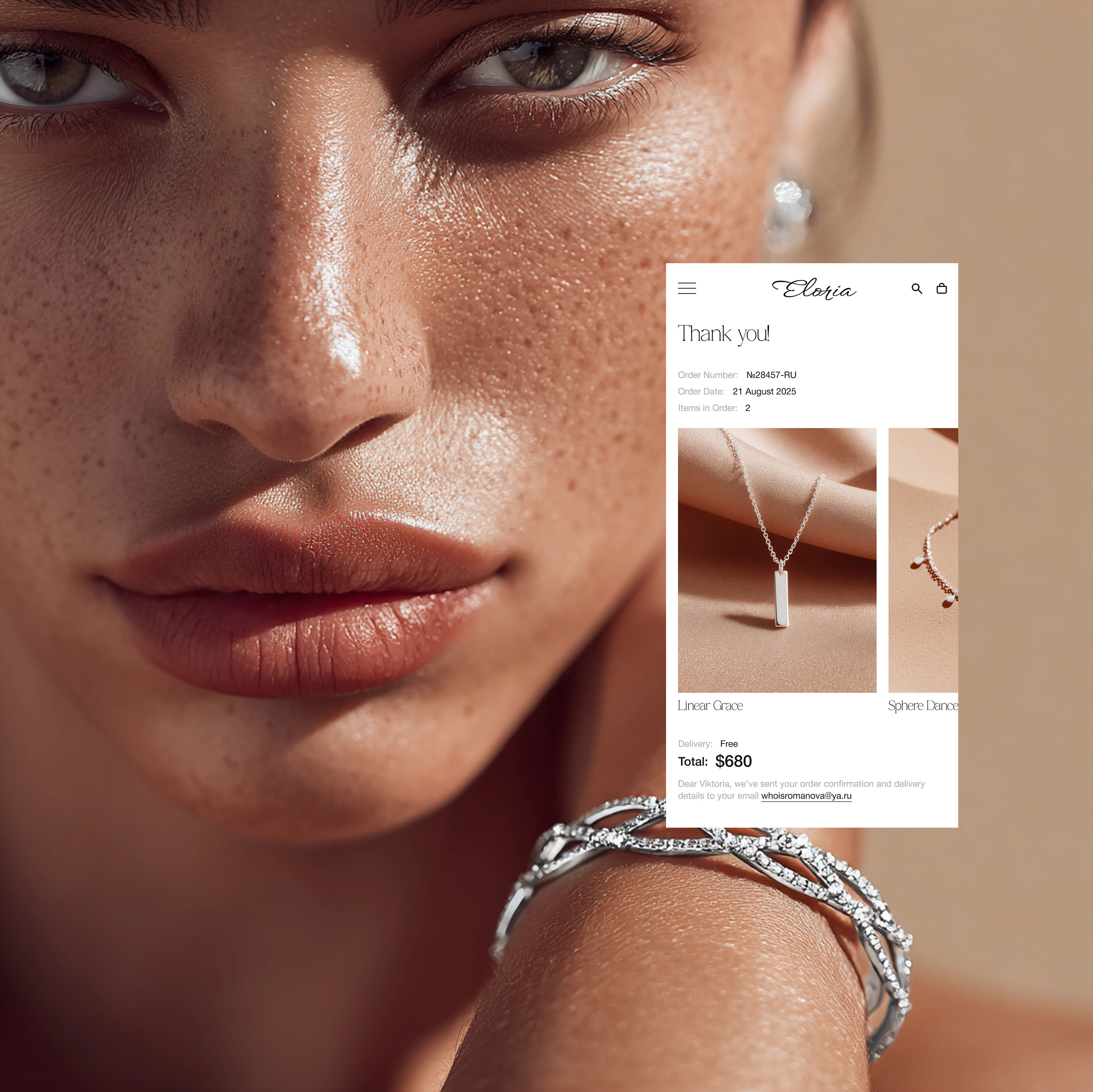 Eloria jewerly | Online shop — Изображение №11 — Интерфейсы на Dprofile
