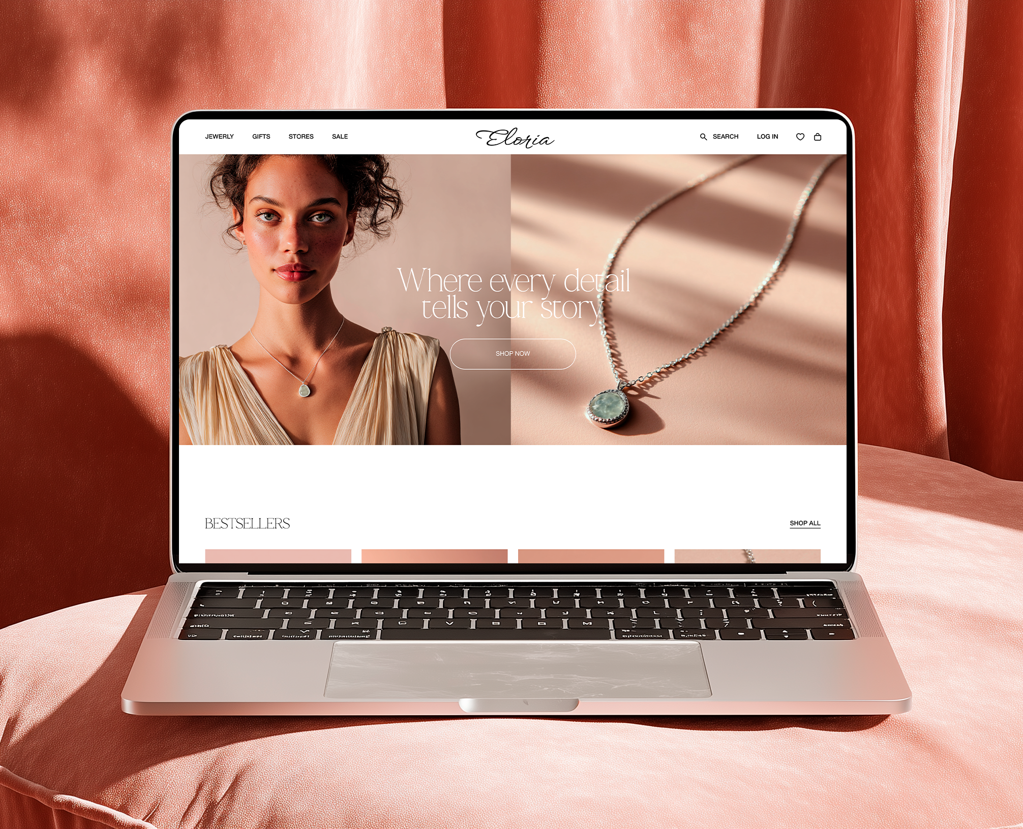 Eloria jewerly | Online shop — Интерфейсы на Dprofile