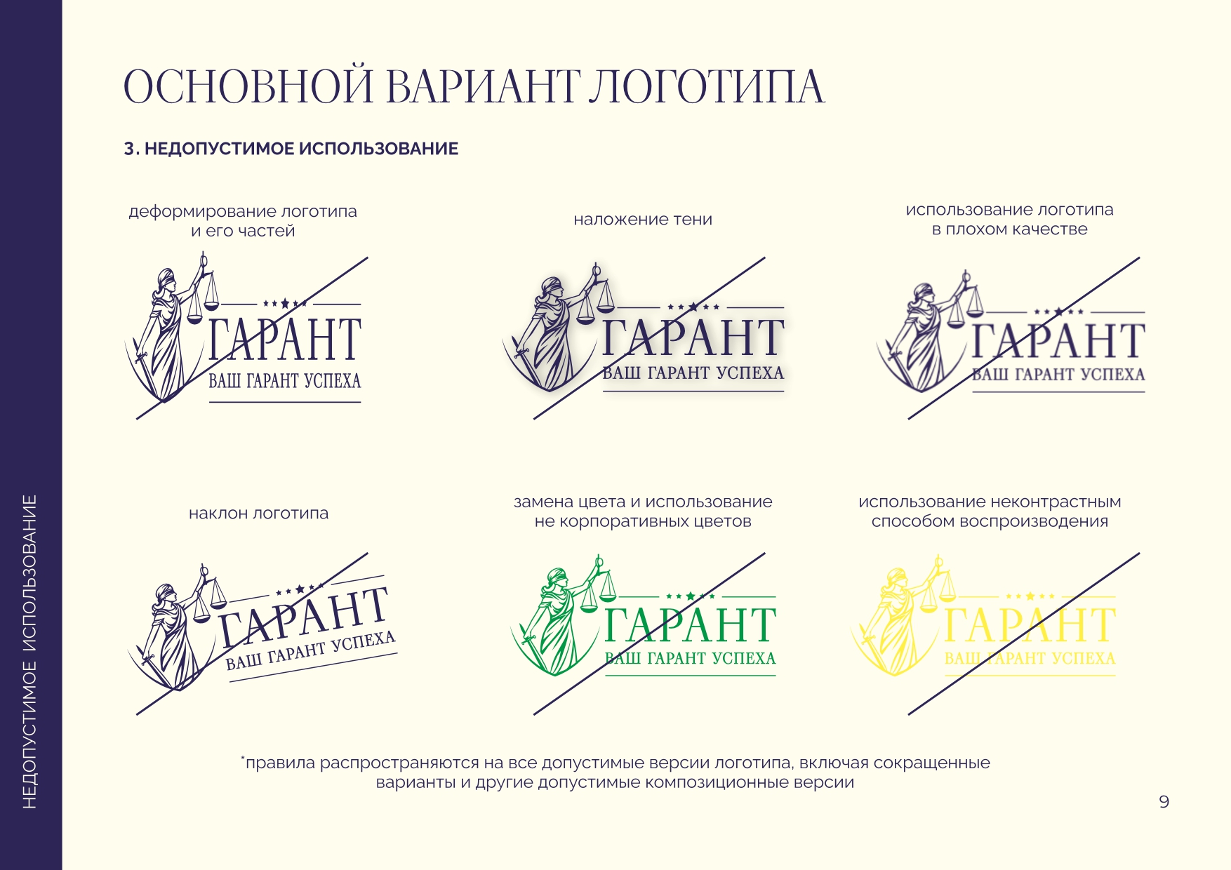 Брендбук для компании "Гарант" — Изображение №13 — Брендинг на Dprofile