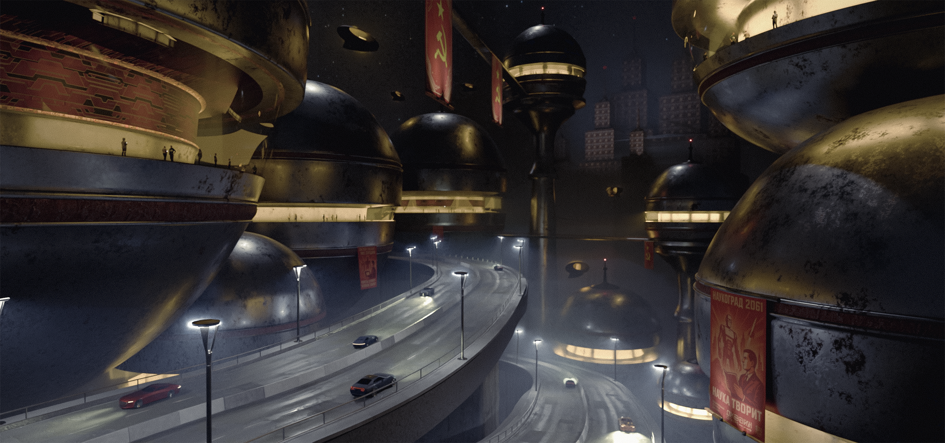 НАУКОГДРАД 2061 — Изображение №2 — Иллюстрация, 3D на Dprofile