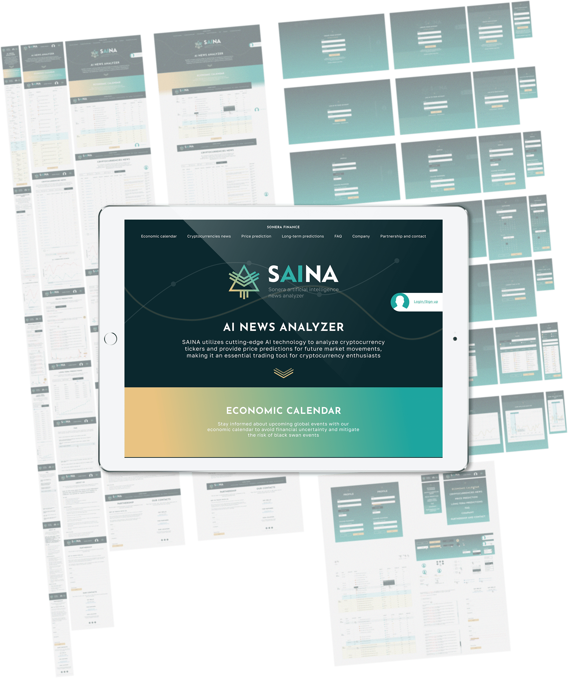 SAINA AI — Изображение №2 — Брендинг на Dprofile