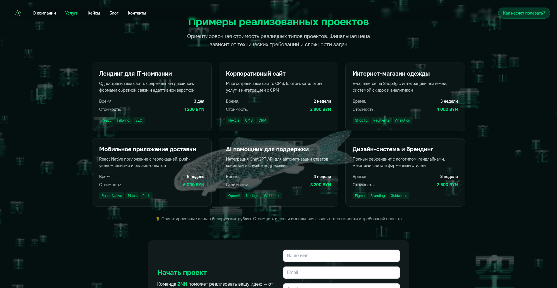 ZNN: Синтез современных технологий и инновационного дизайна — Изображение №8 — Интерфейсы, Анимация на Dprofile