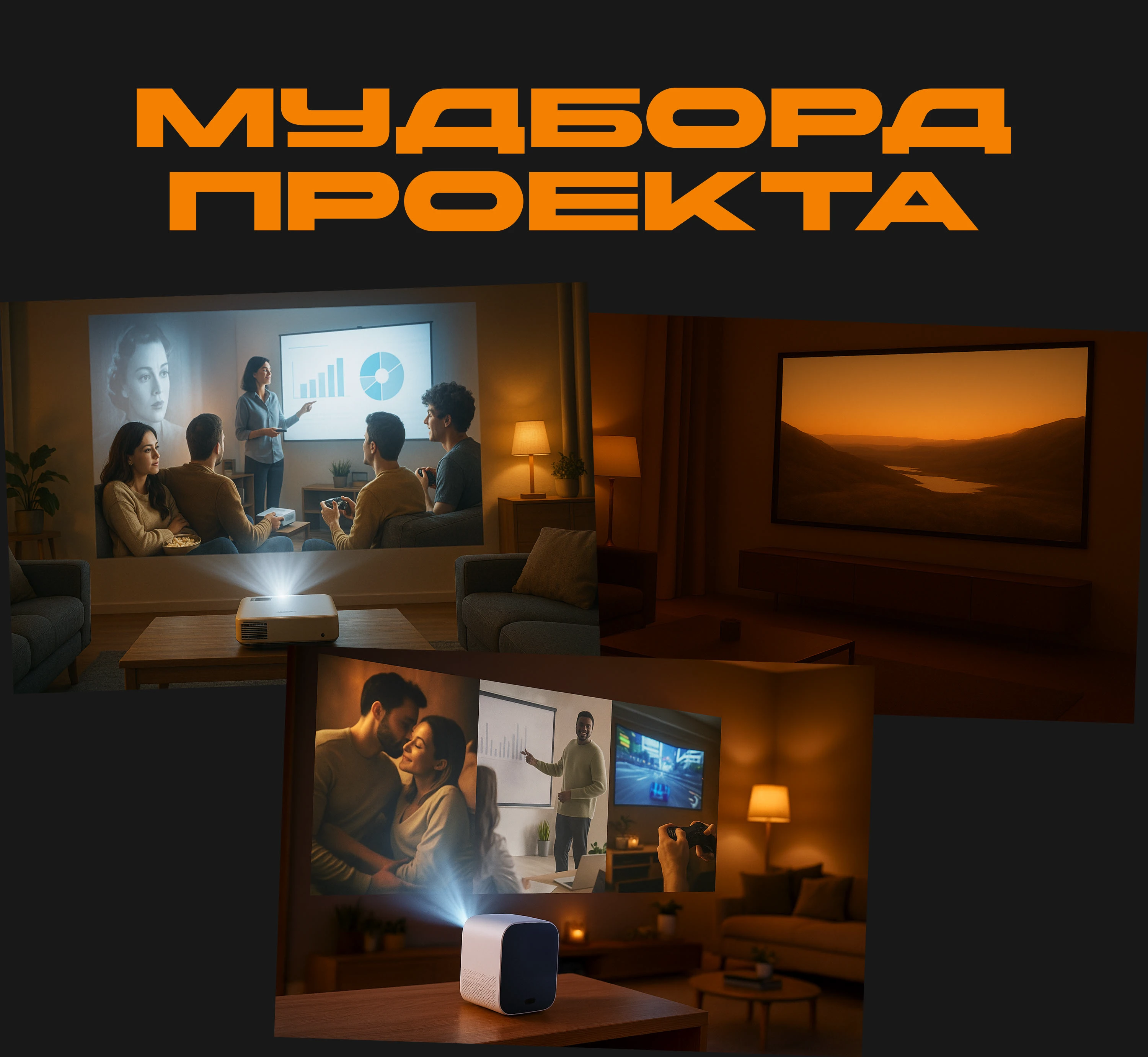 Landing page | Промо-сайт Xiaomi Mi Smart Projector 2 — Изображение №3 — Интерфейсы, Графика на Dprofile