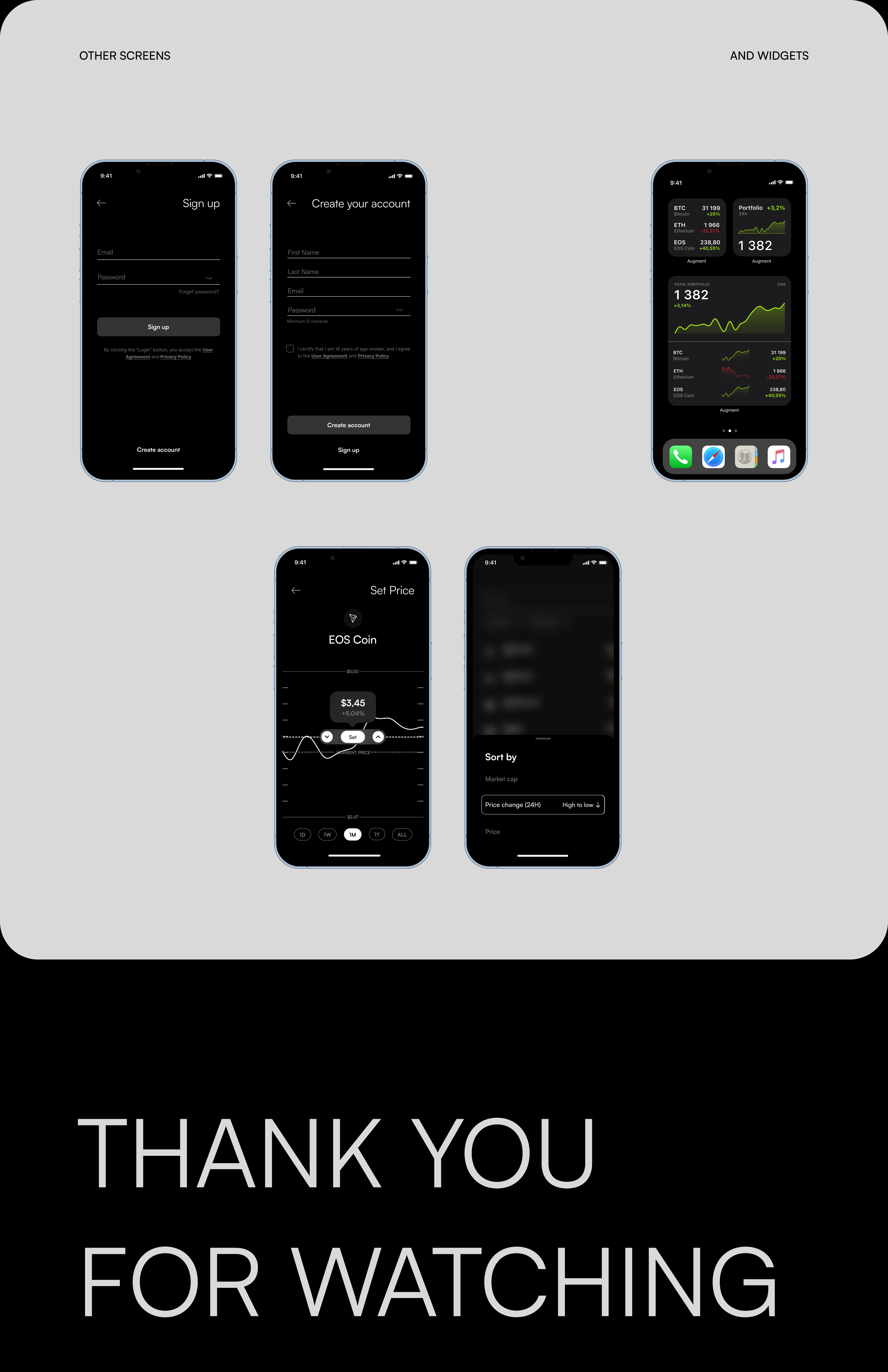 Augment — Crypto Assets Trading App — Изображение №5 — Интерфейсы на Dprofile