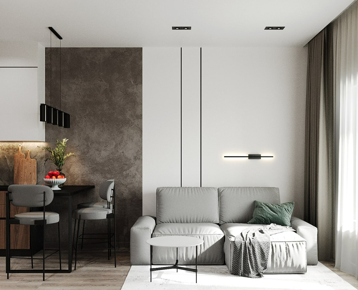 Дизайн проект квартиры 39м2., г. Москва. на Dprofile