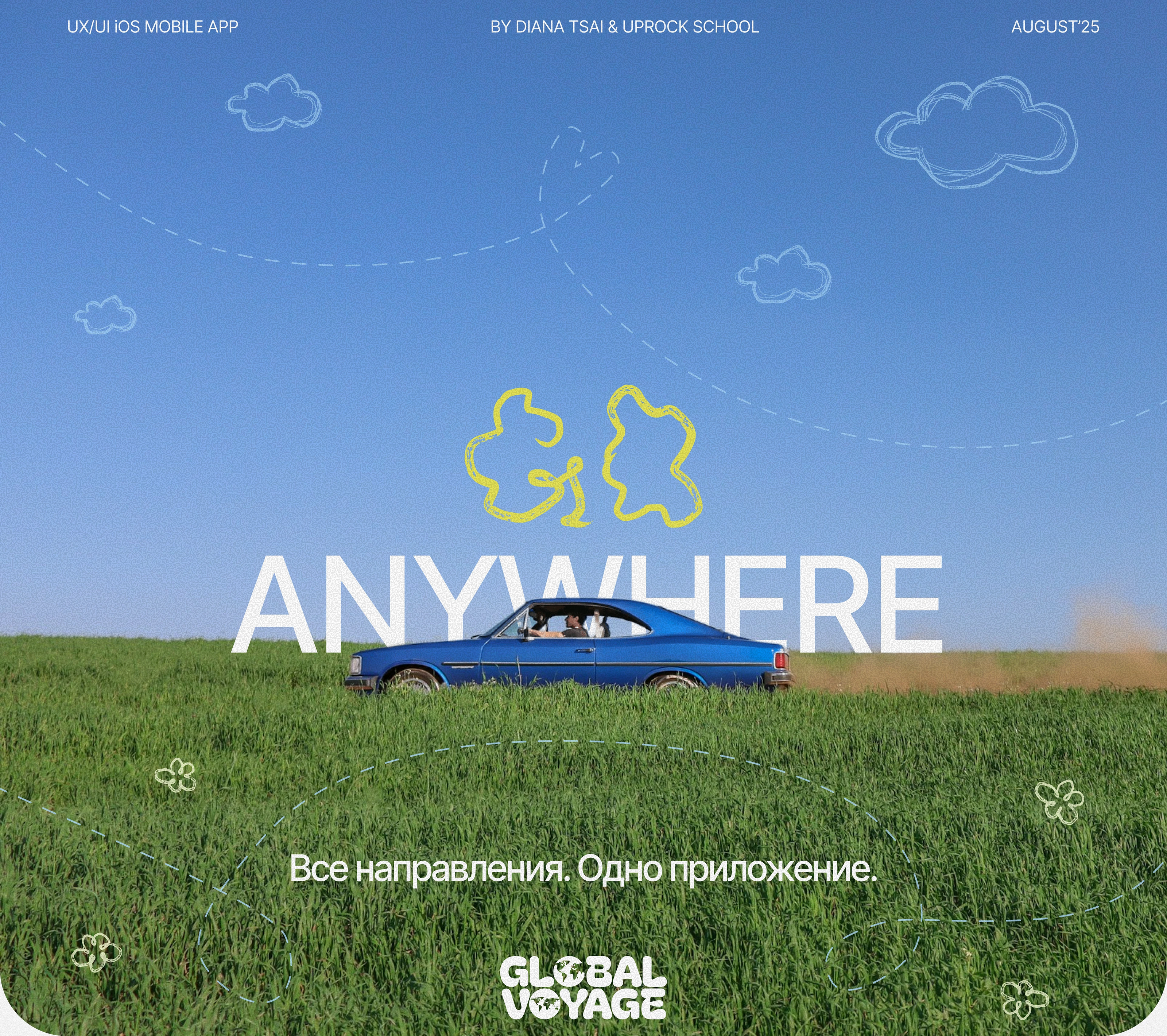 Мобильное приложение GlobalVoyage — Изображение №1 — Интерфейсы на Dprofile