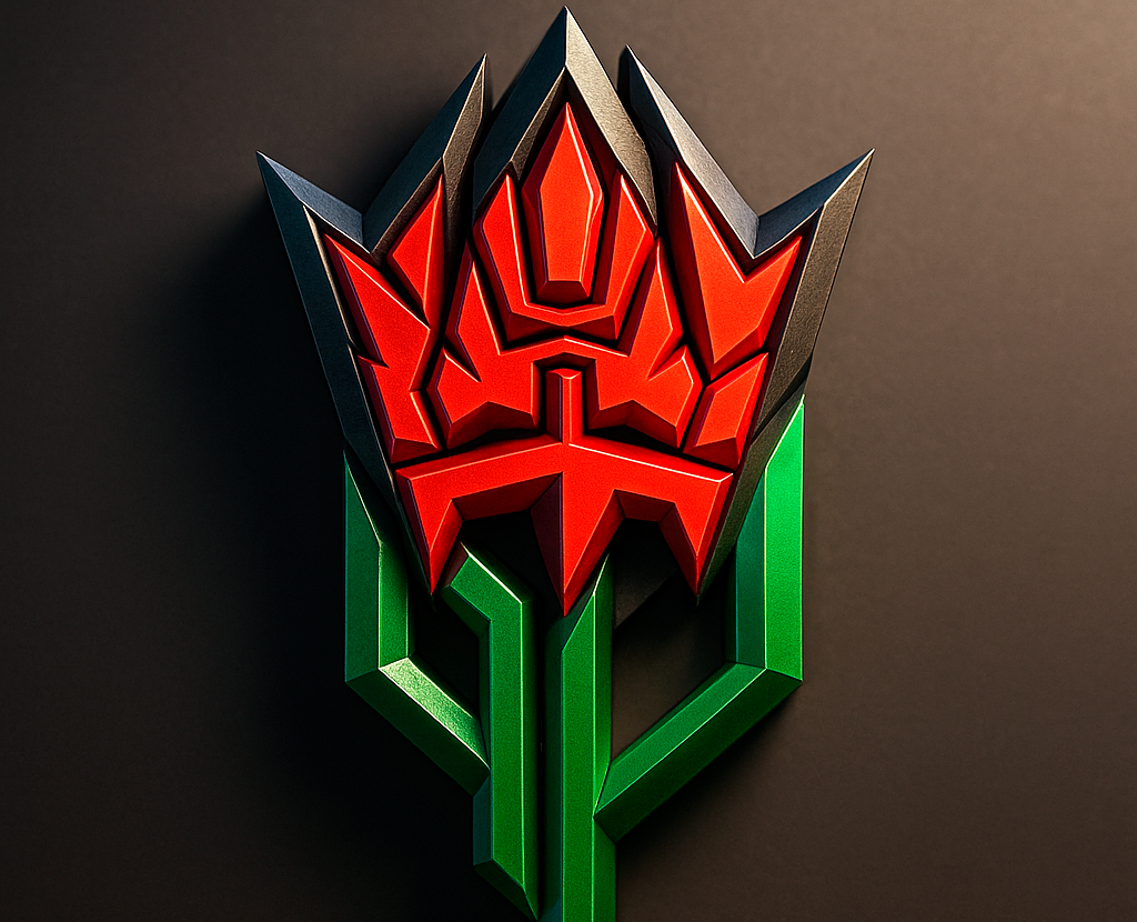 Bloody Roses sticker craft cs2 #cs2 #cs #counterstrike — Иллюстрация, Графика на Dprofile