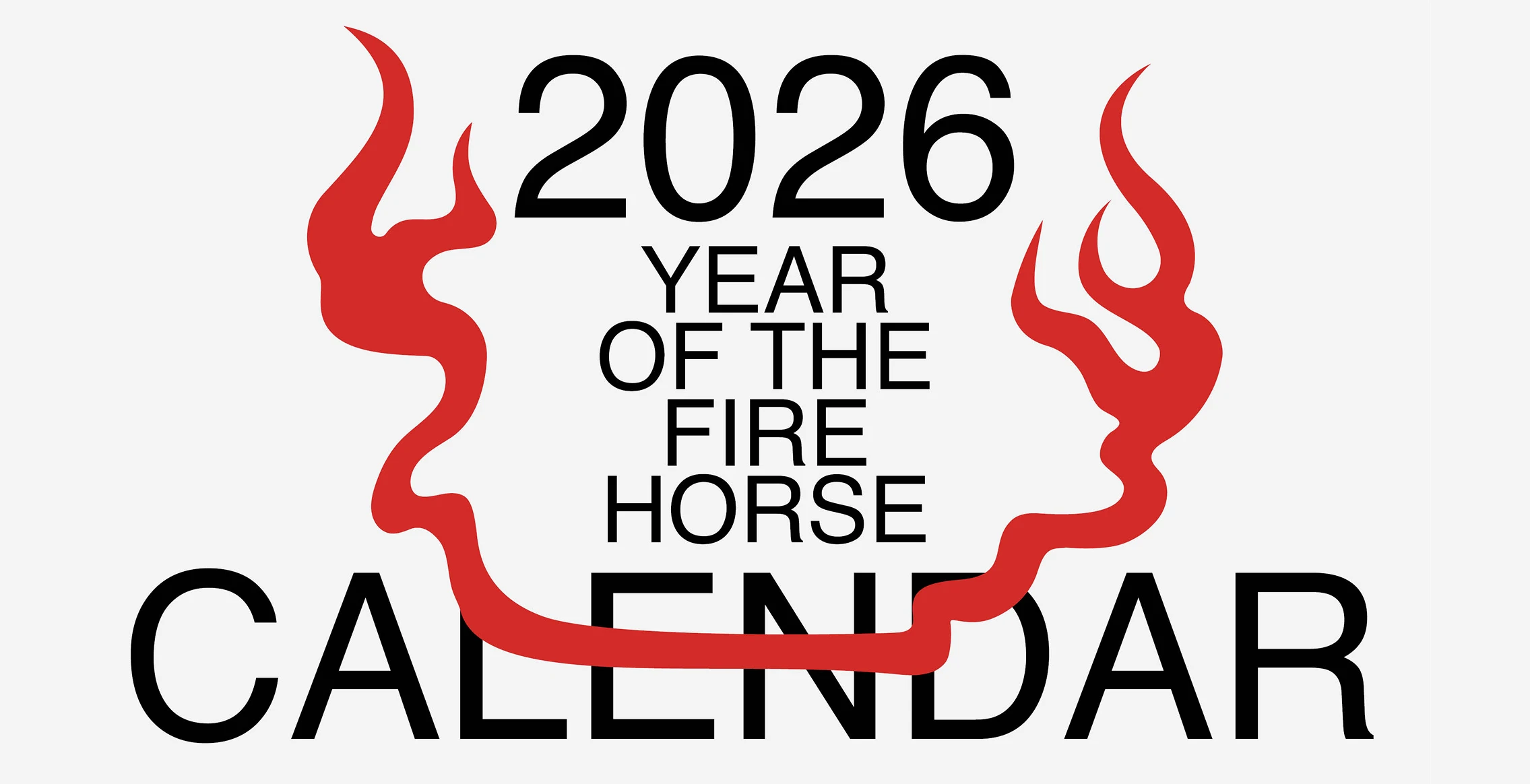 Календарь Год Огненной Лошади 2026 — Изображение №1 — Брендинг, Иллюстрация на Dprofile
