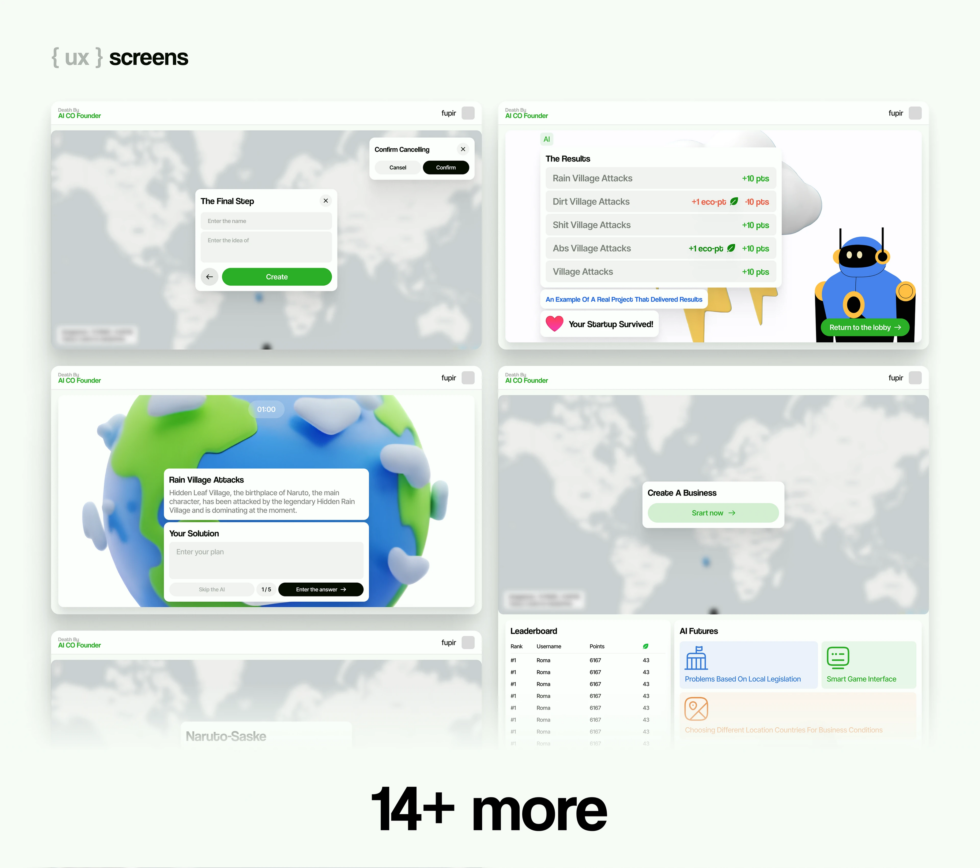 DbAI CO Founder | ИИ-Сайт про бизнес — Изображение №4 — Интерфейсы, Брендинг на Dprofile